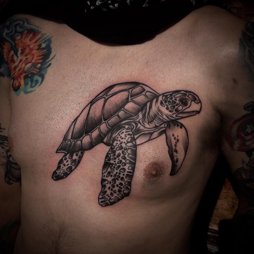 Tattoo by @_jtattoos222 β realism, black_and_grey