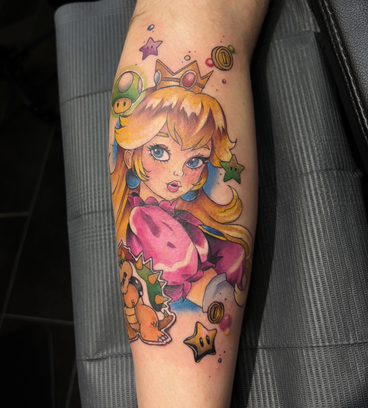 Tattoo by @kaliirisart — anime