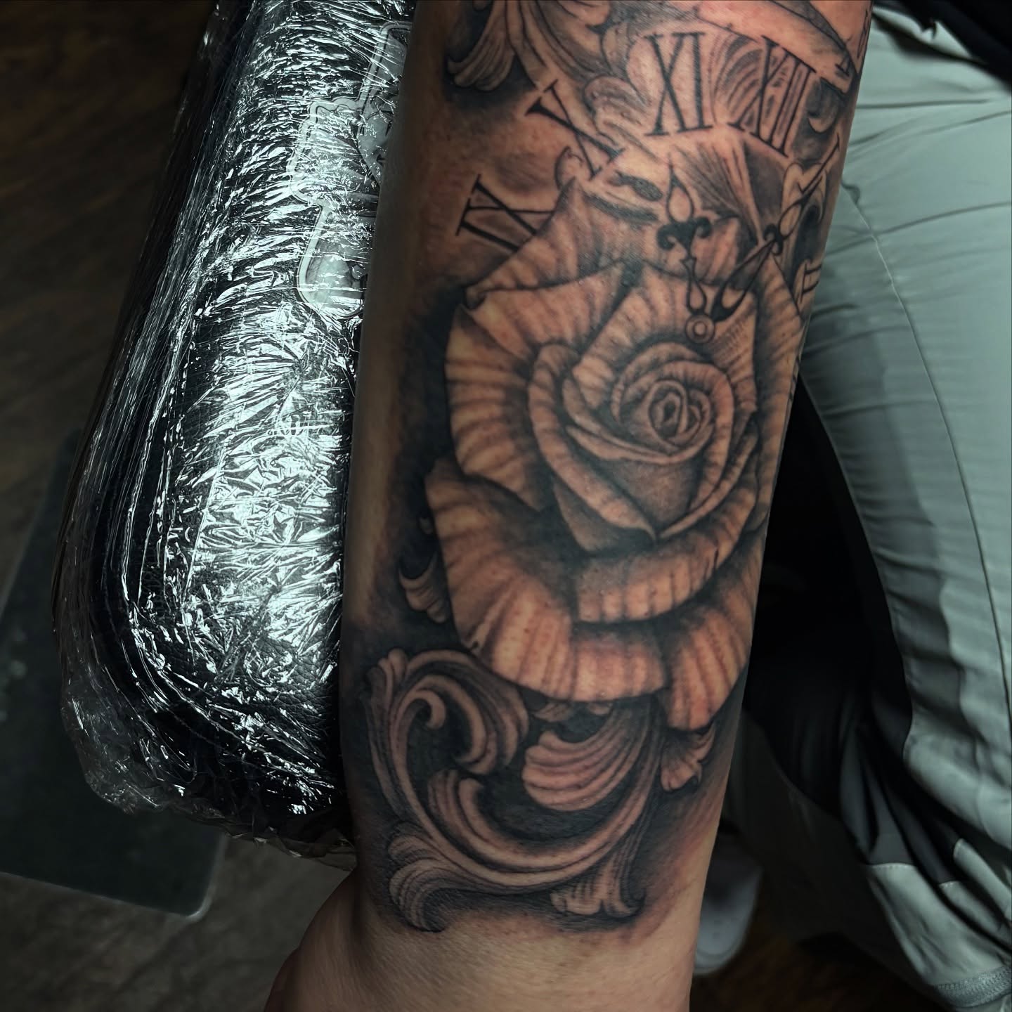 Tattoo by @trktattoos — black_and_grey, realism