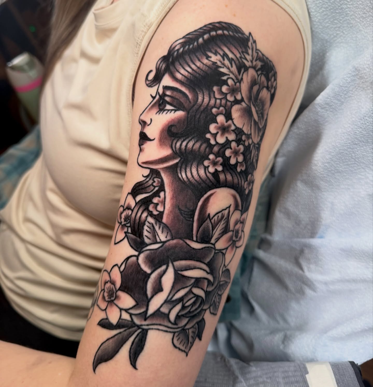 Tattoo by @jordaneppersonart — black_and_grey
