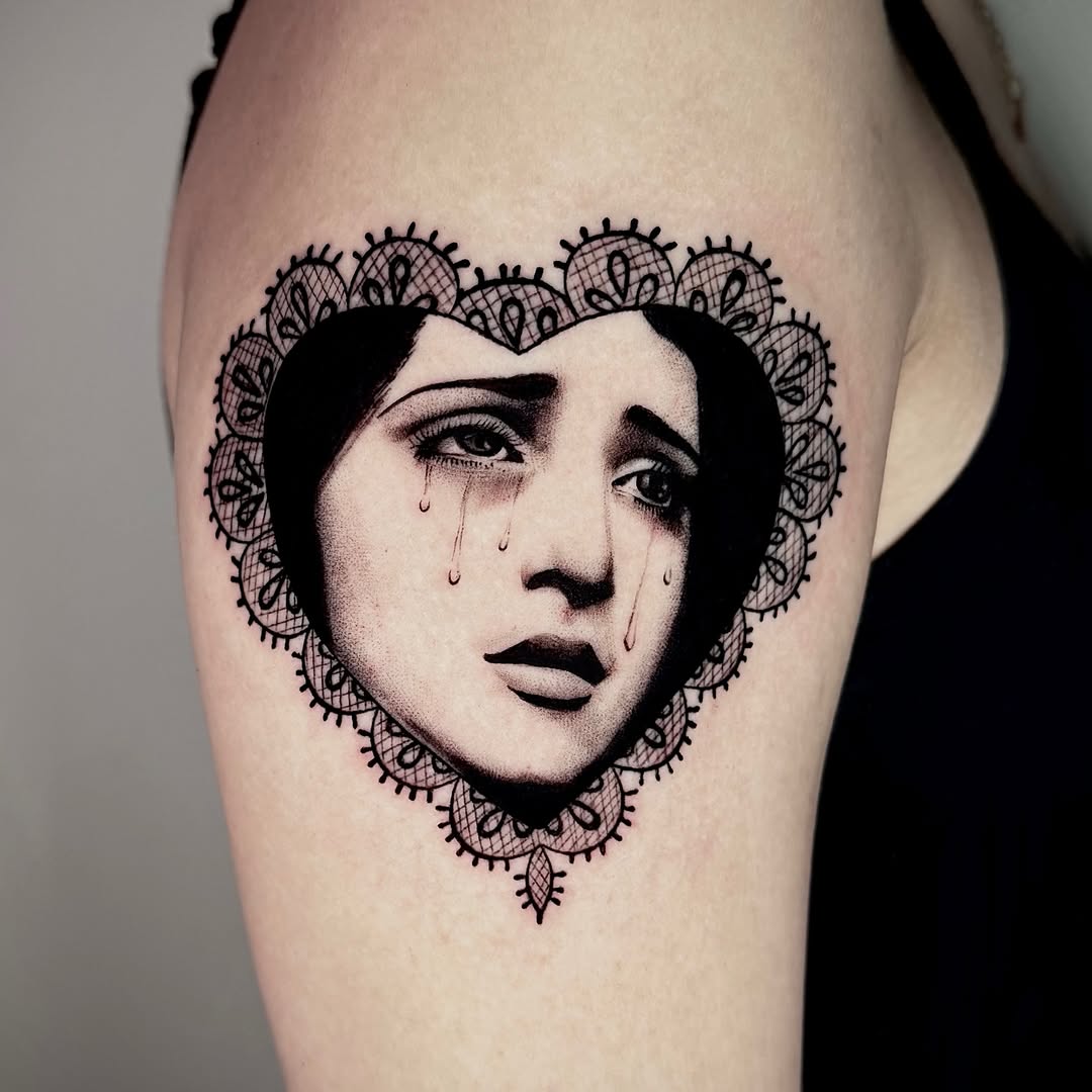 Tattoo by @emilytat222 — black_and_grey, realism
