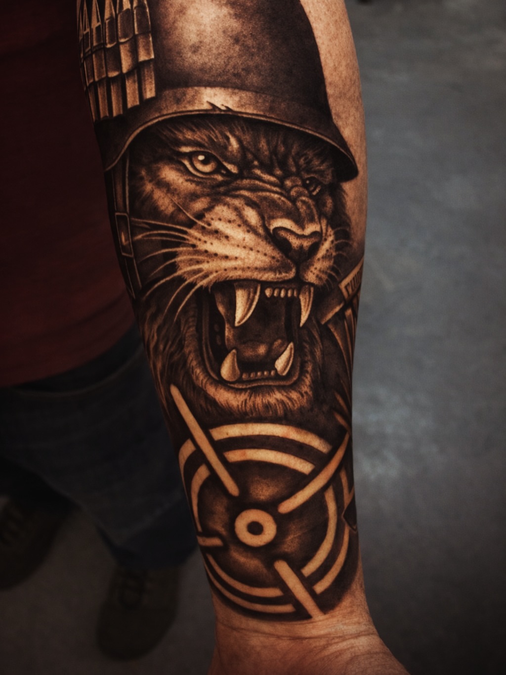 Tattoo by @nefdraws — black_and_grey, realism