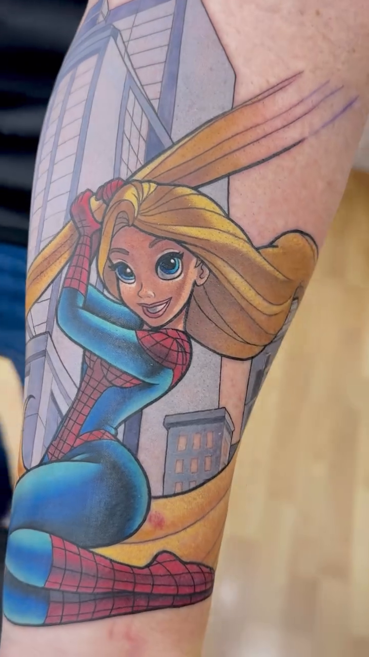 Tattoo by @aarisprout — anime, new_school