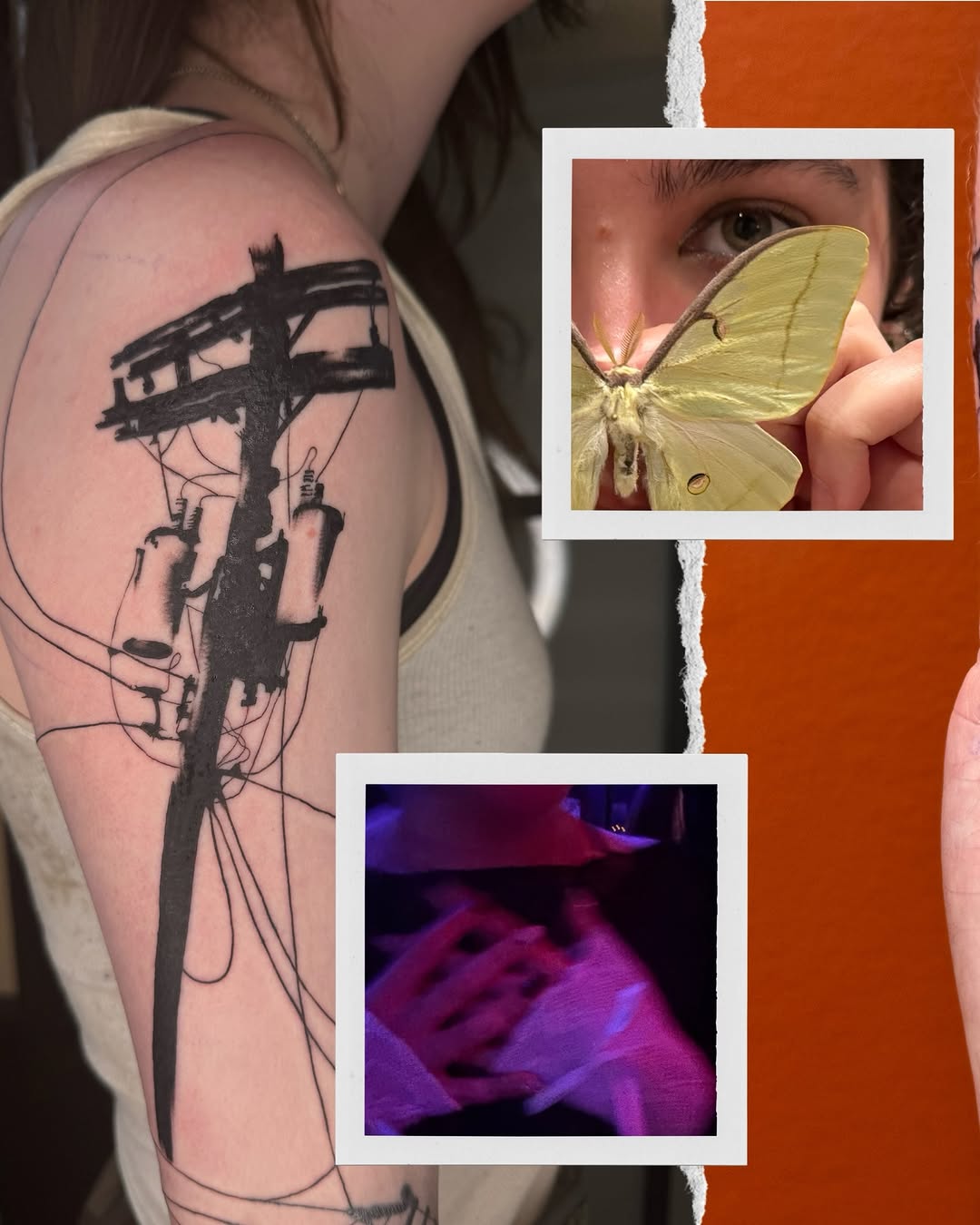 Tattoo by @mxminks โ blackwork