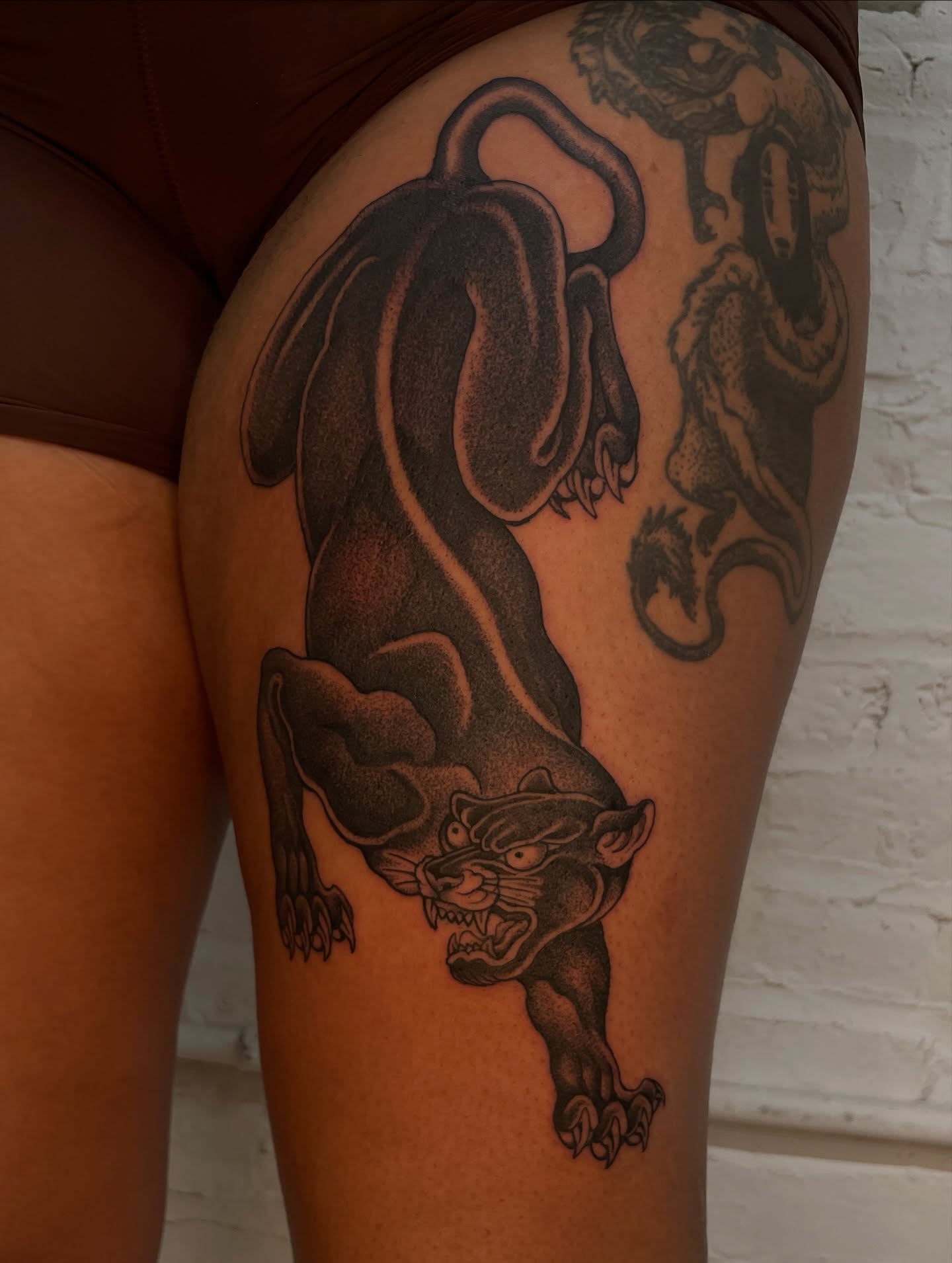 Tattoo by @collie_tattoos — black_and_grey