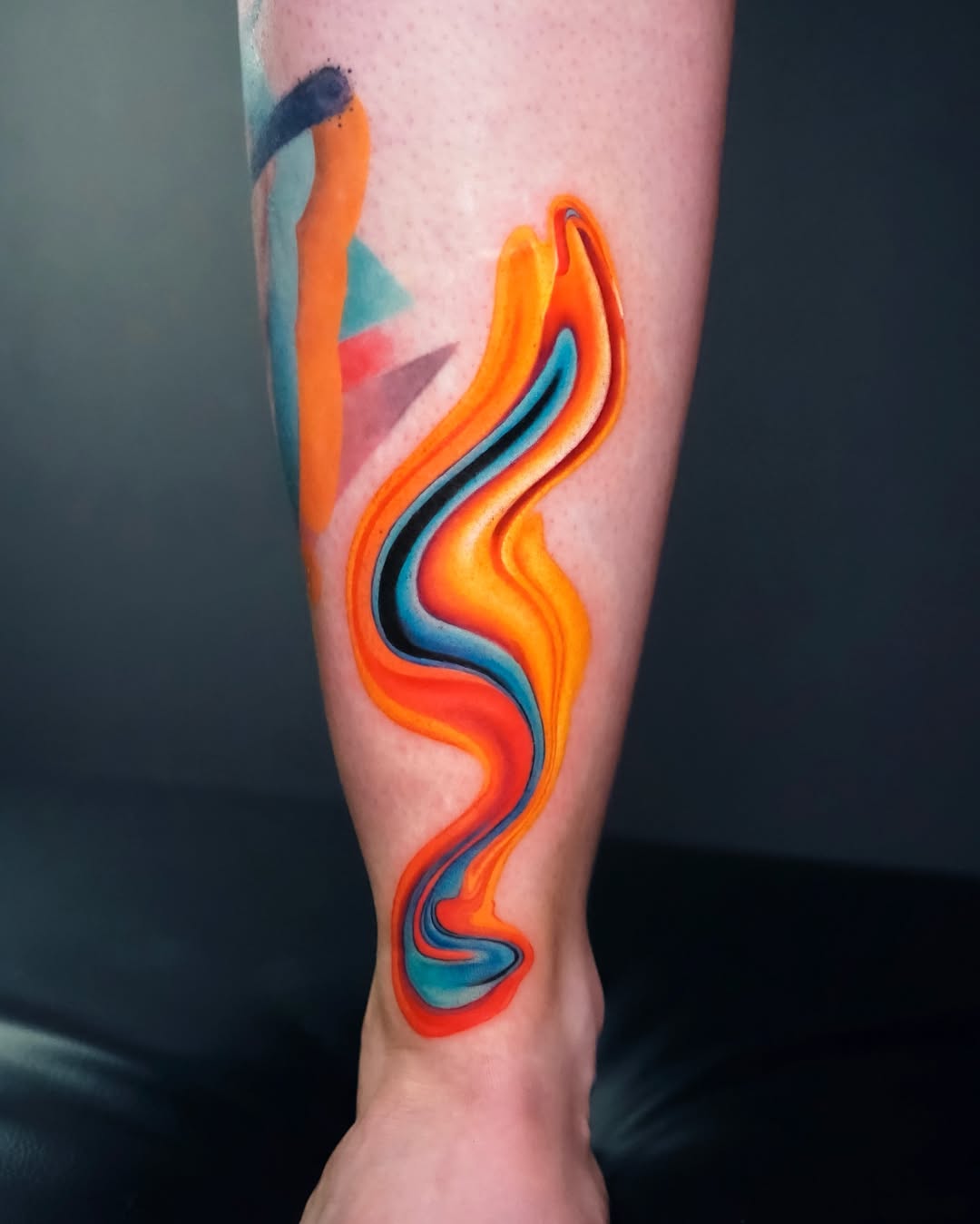 Tattoo by @jaer_tattoo — trash_polka, watercolor
