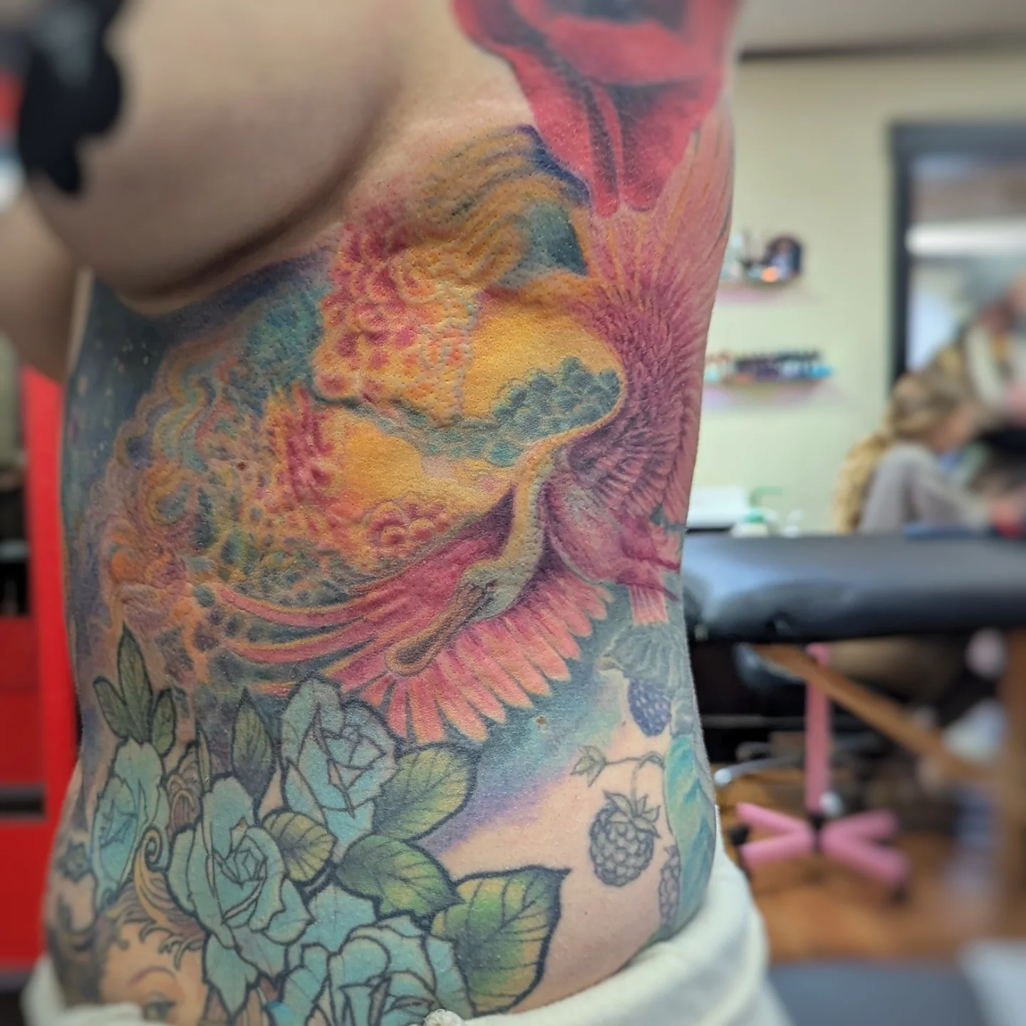 Tattoo by @graffitilostpdx โ new_school, watercolor