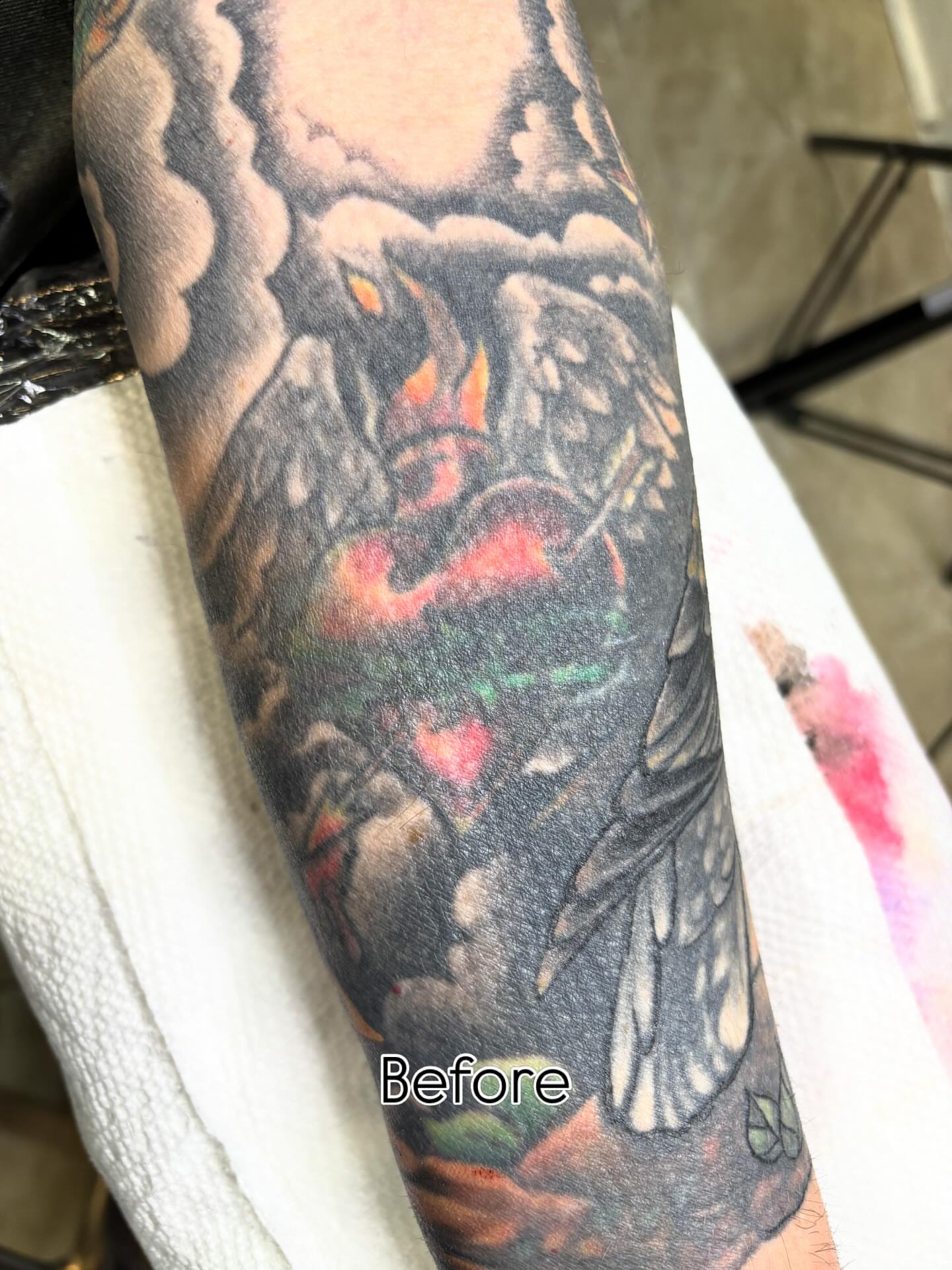 Tattoo by @siekay — american_traditional, dark_realism