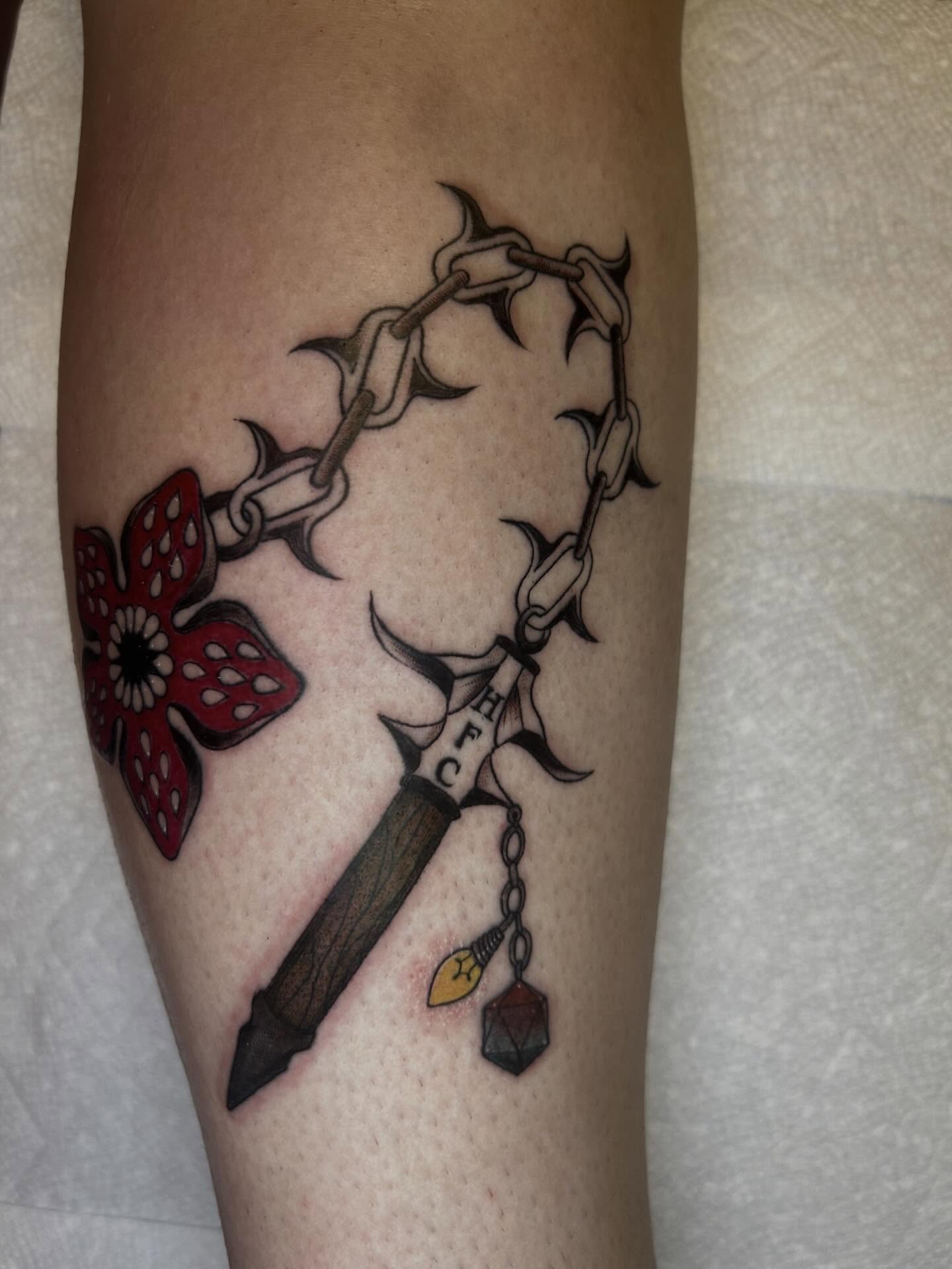 Tattoo by @ashley.lambert.tattoos — american_traditional, black_and_grey
