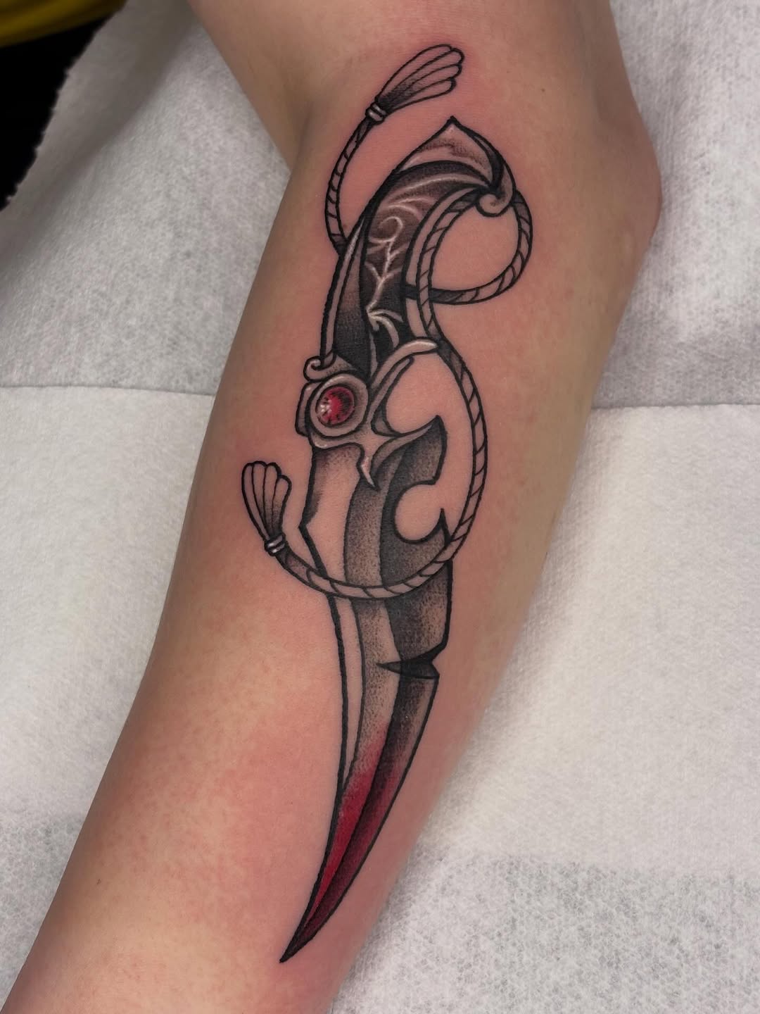 Tattoo by @daffstattoos_ — american_traditional, black_and_grey
