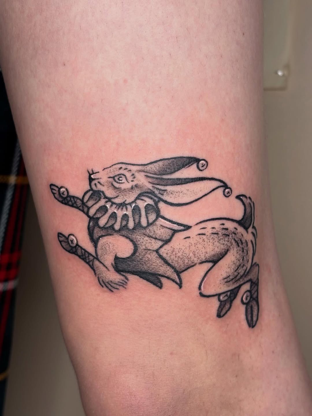 Tattoo by @daffstattoos_ — black_and_grey, illustrative