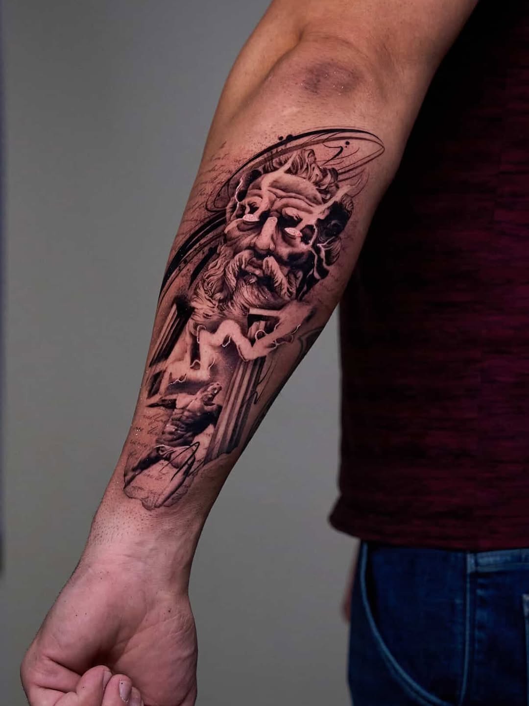 Tattoo by @tattoo__garden β black_and_grey, realism