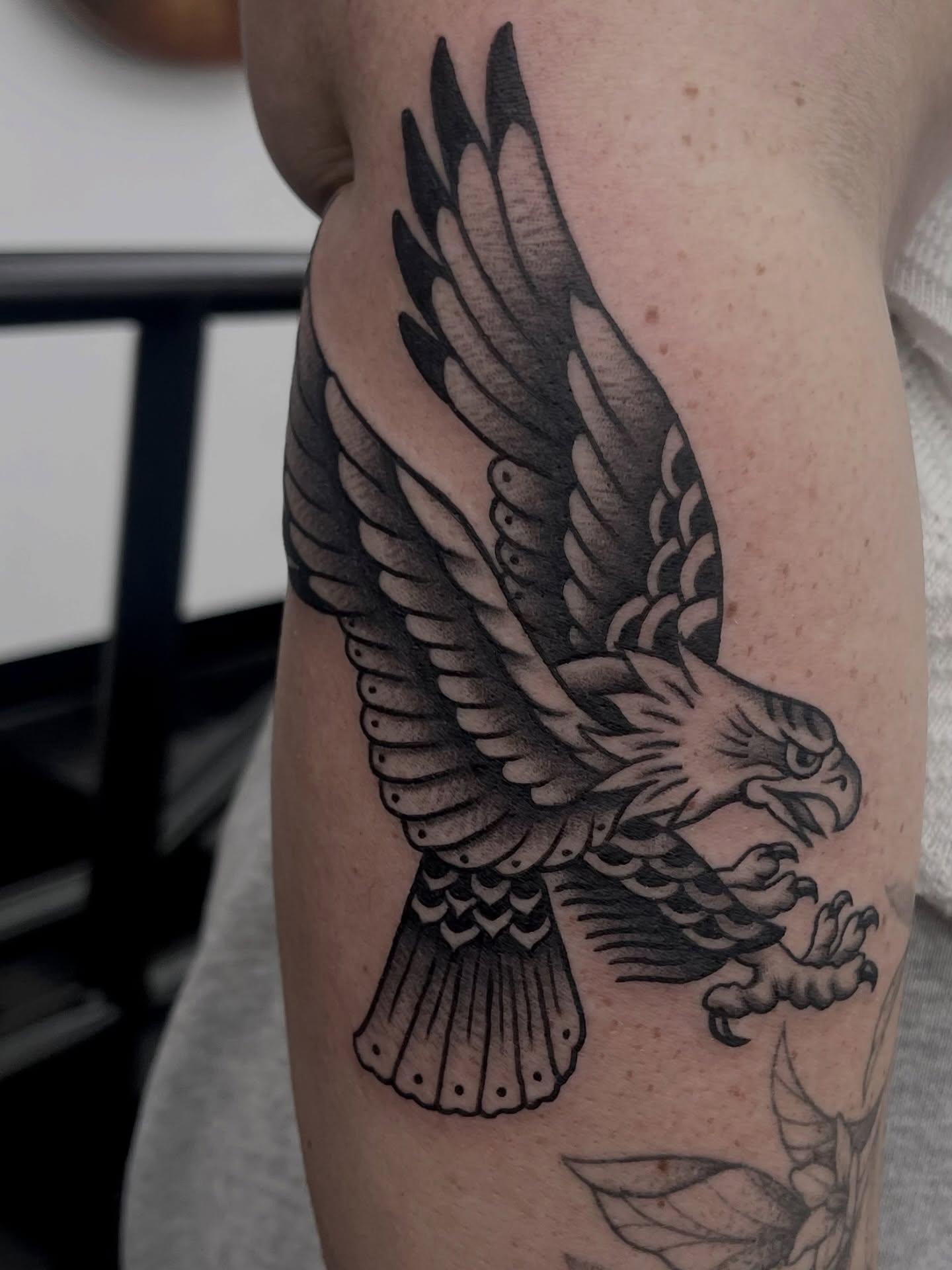 Tattoo by @zeebrruh_ — black_and_grey