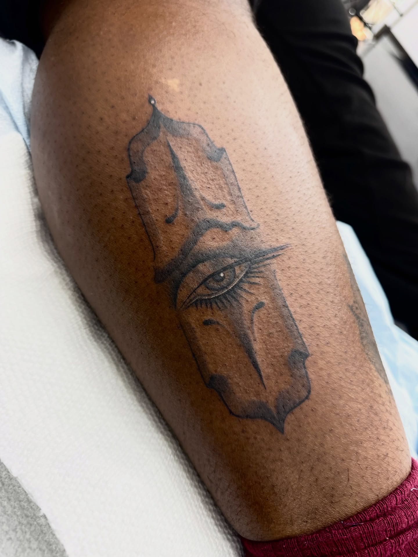 Tattoo by @zeebrruh_ — black_and_grey