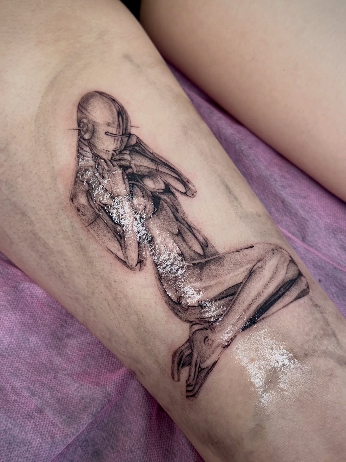 Tattoo by @zorniitsa — realism, anime