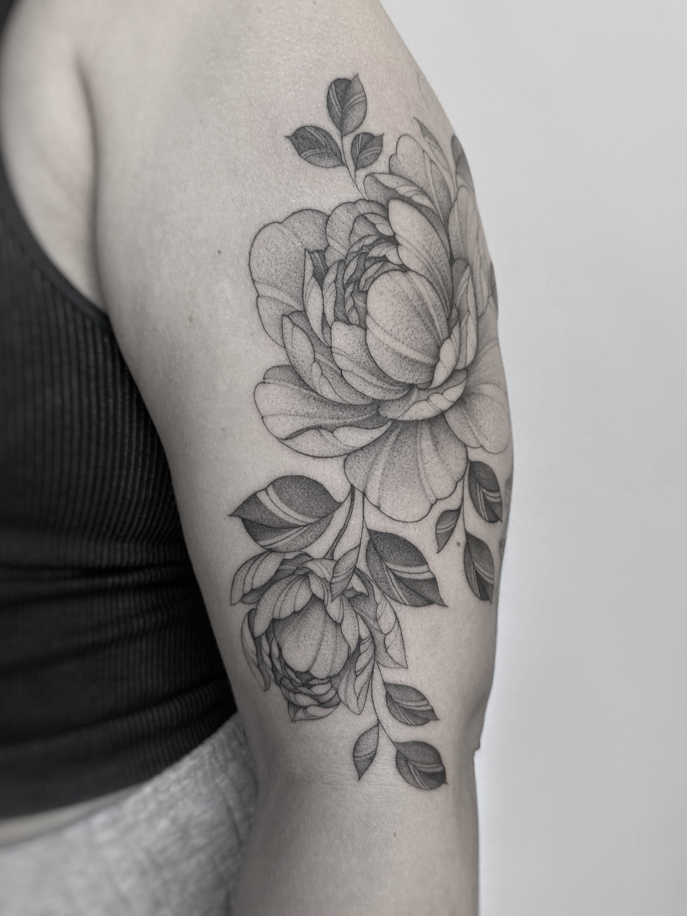 Tattoo by @art.byjaclyn — dotwork, realism