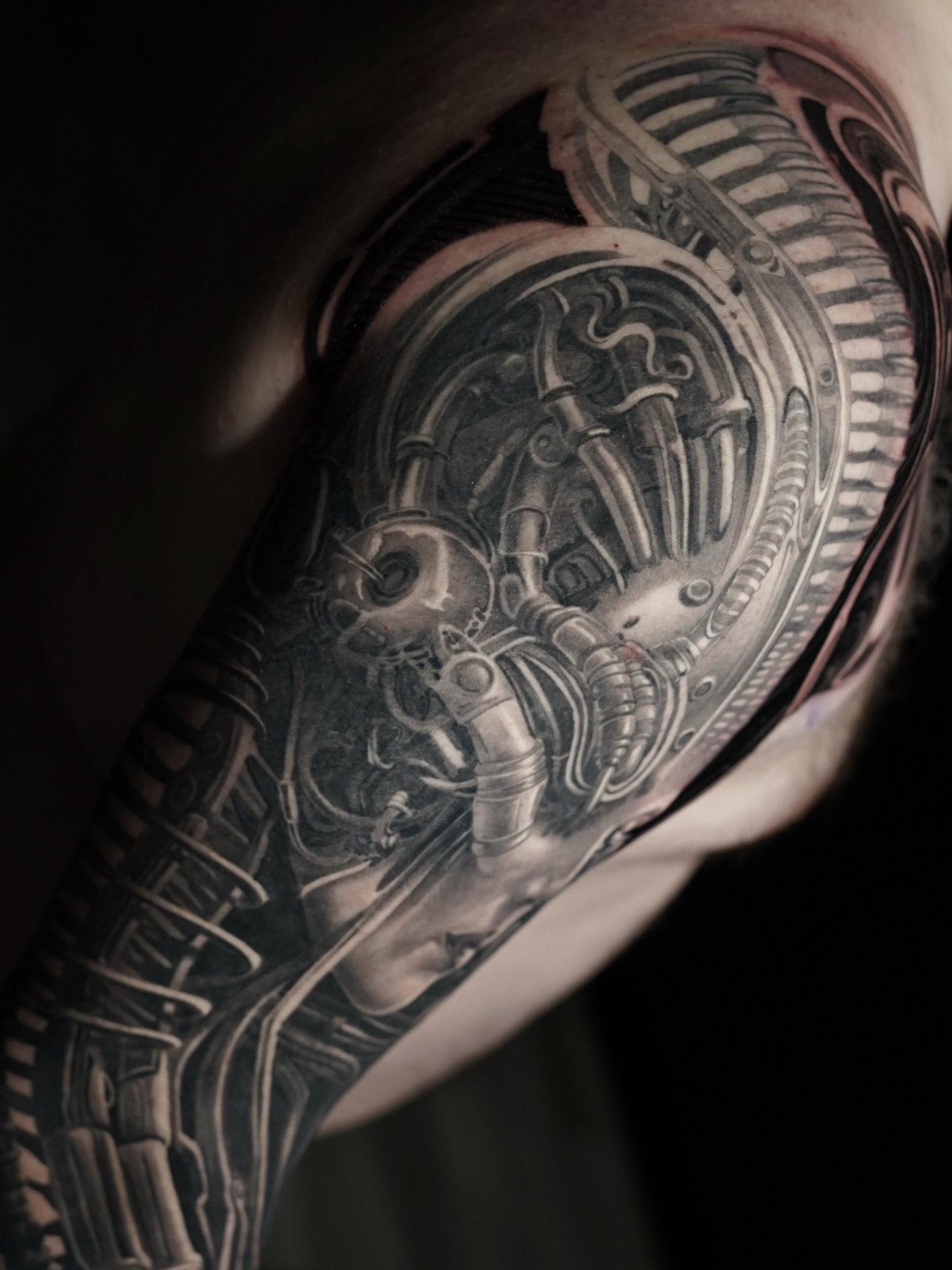 Tattoo by @_hello_vas โ realism, black_and_grey