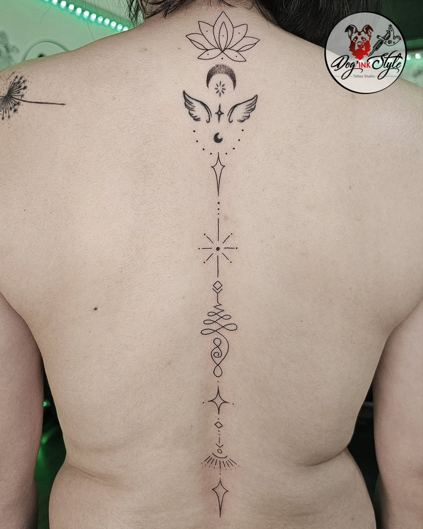 Tattoo by @dog_ink_style β geometric