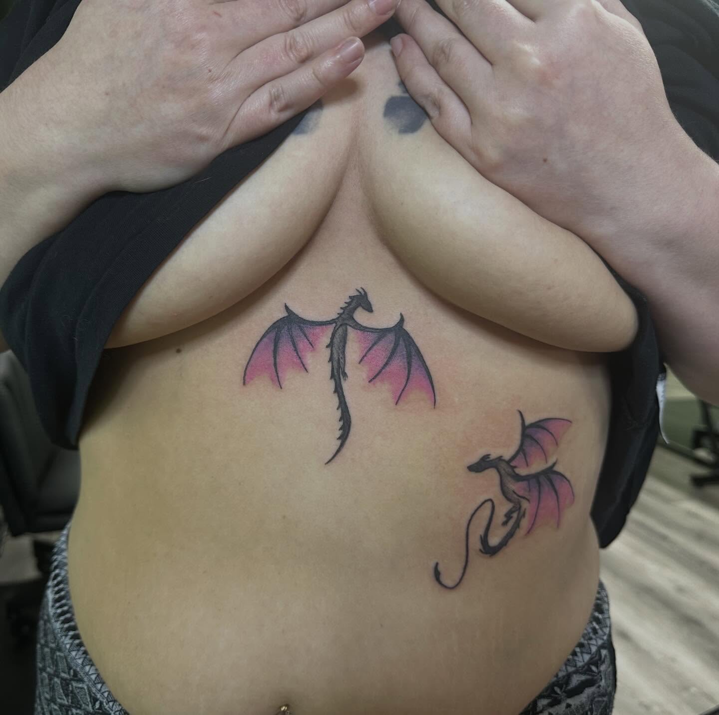 Tattoo by @stabbingab209 — dotwork