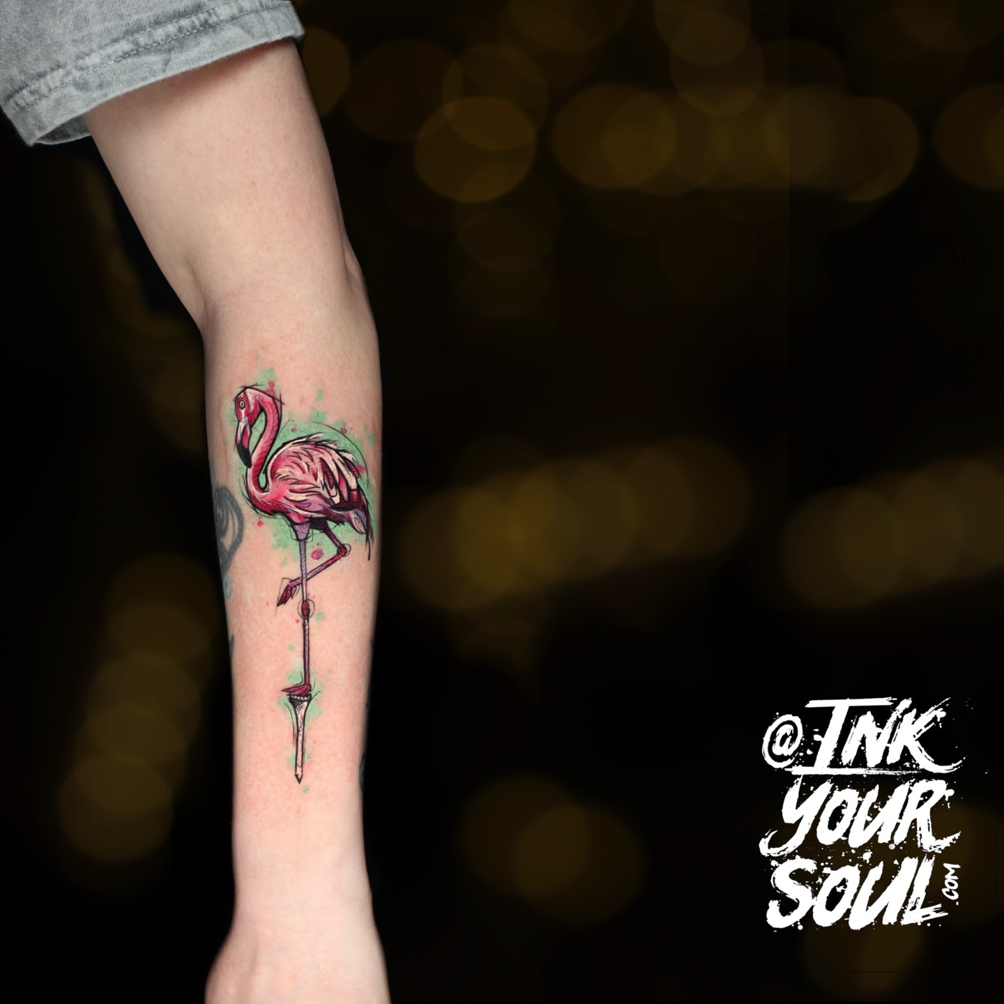 Tattoo by @inkyoursoul — watercolor