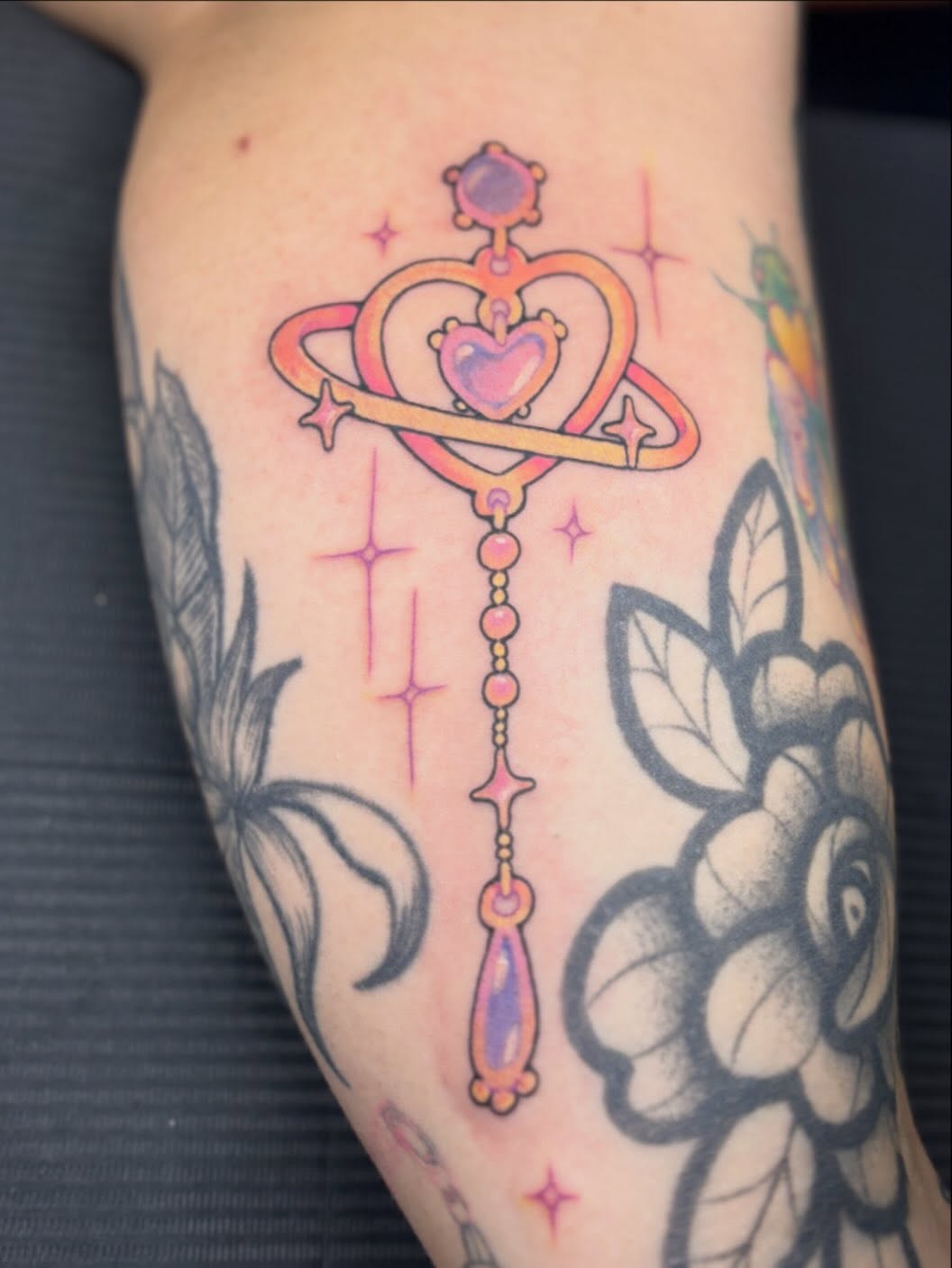 Tattoo by @voidheart.tattoo — new_school, anime
