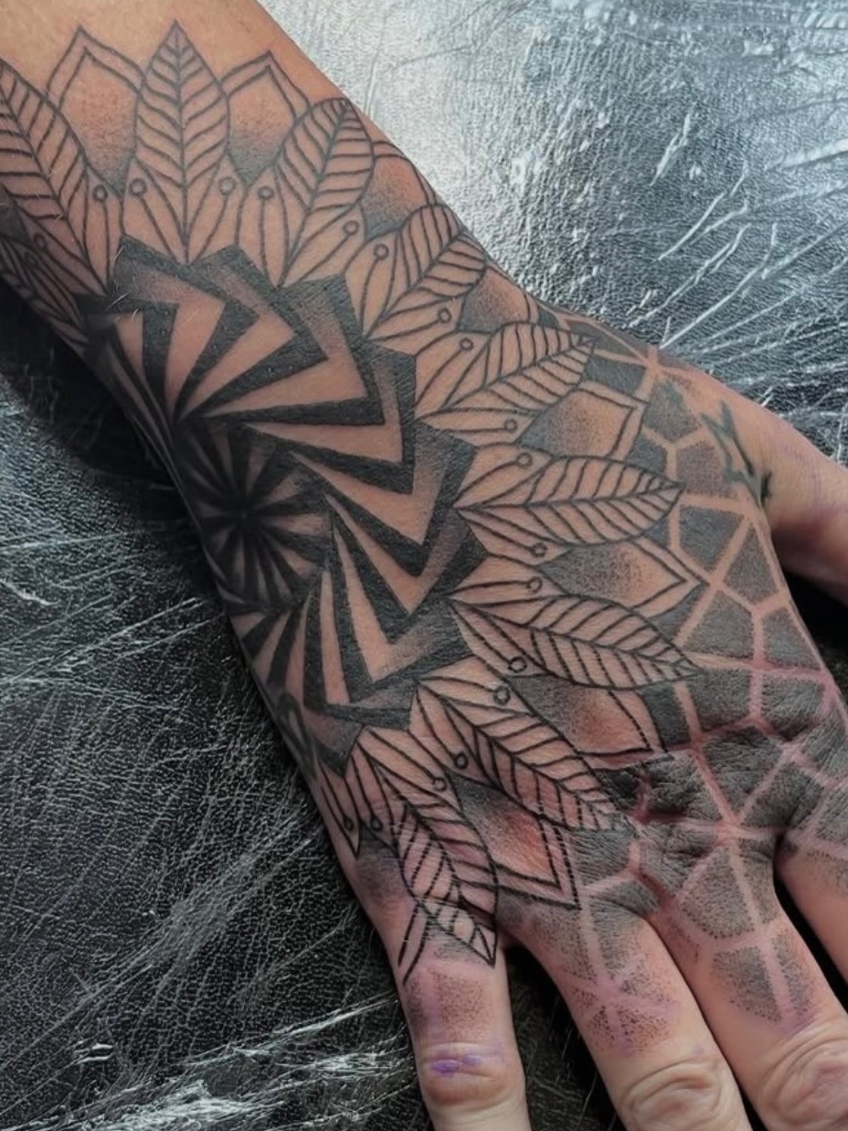 Tattoo by @inkbykg — geometric