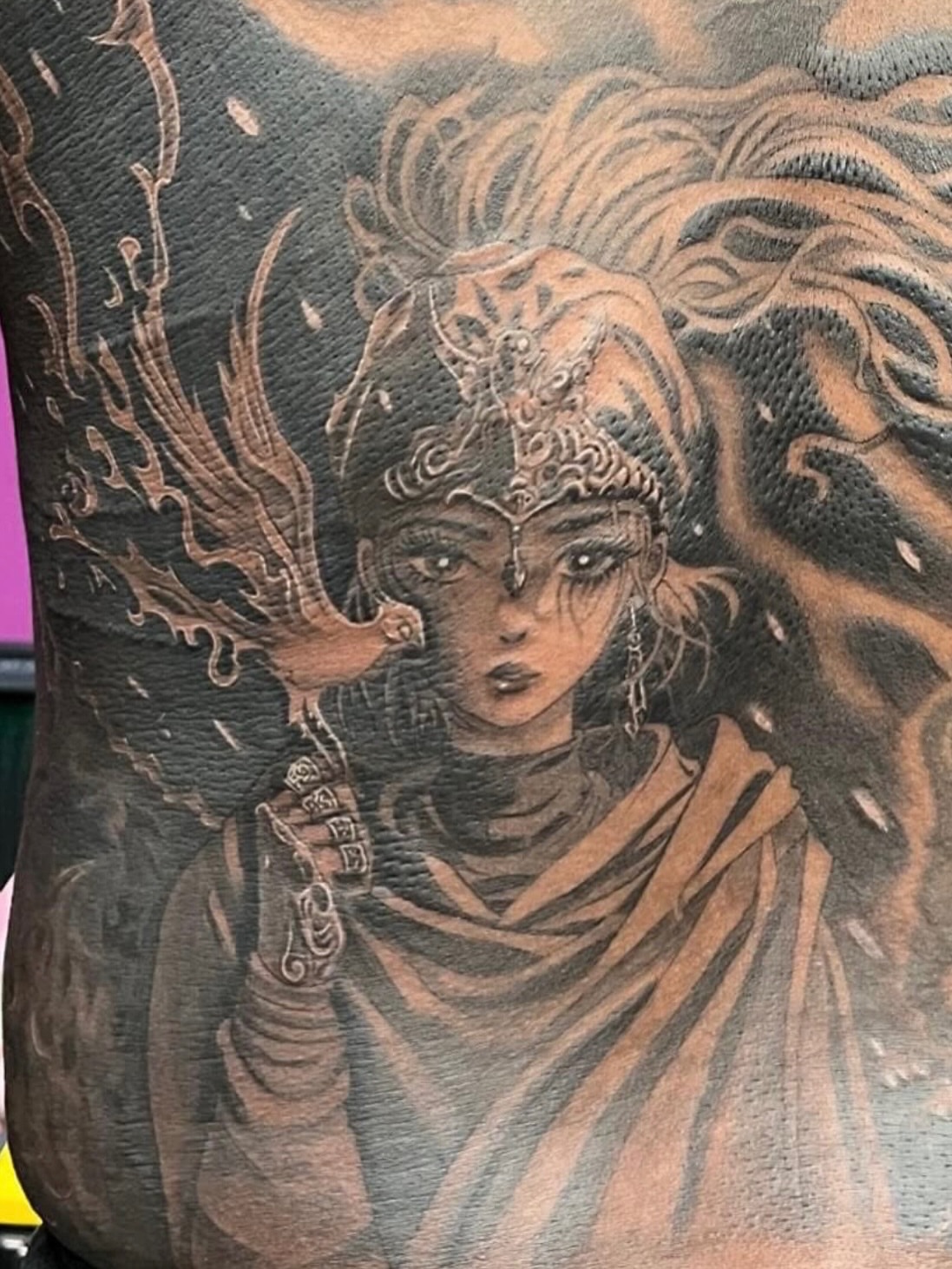 Tattoo by @inkbykg — dark_realism, anime