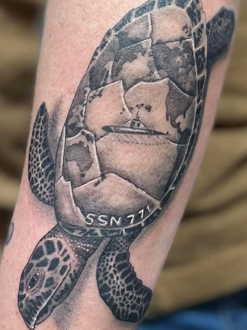 Tattoo by @inkbykg — realism, black_and_grey