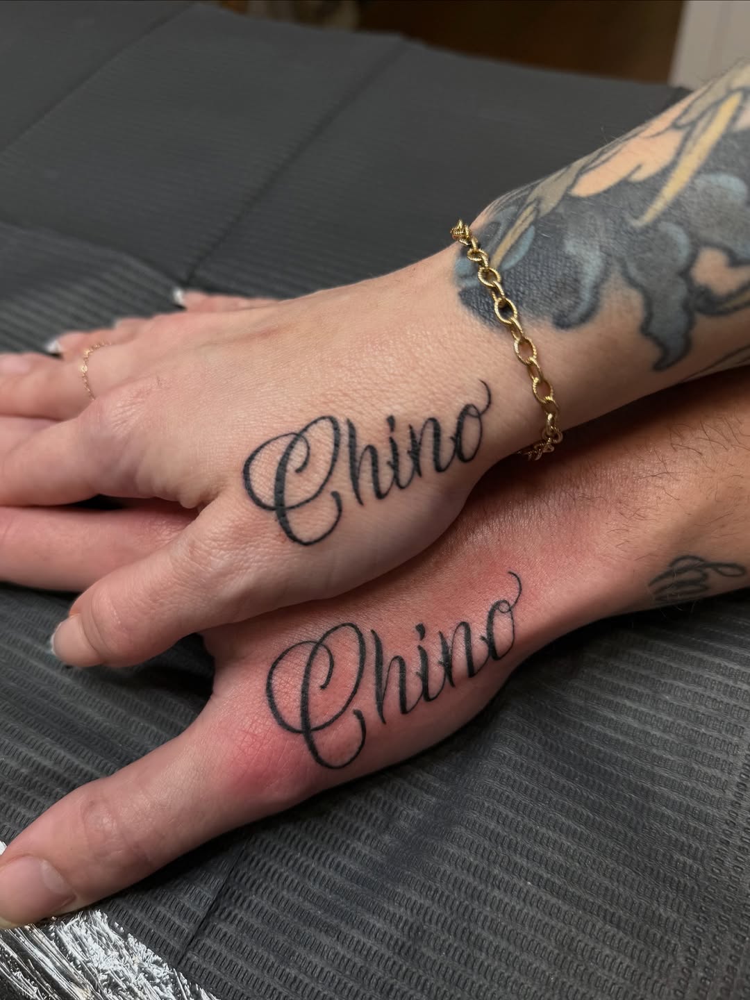 Tattoo by @tiffany_tattoo_ — lettering_script, fine_line