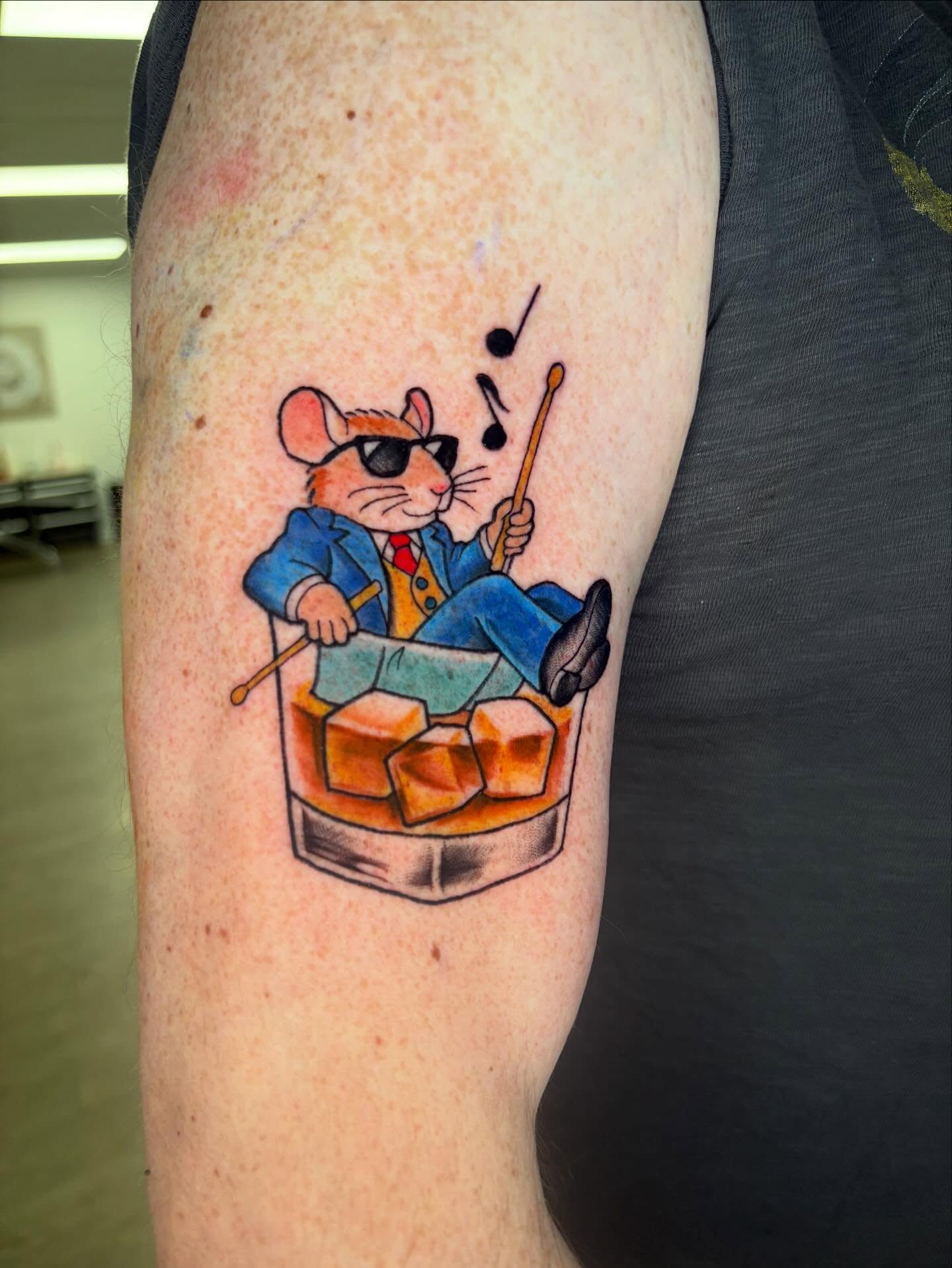 Tattoo by @elijahdejesus_art — new_school, illustrative