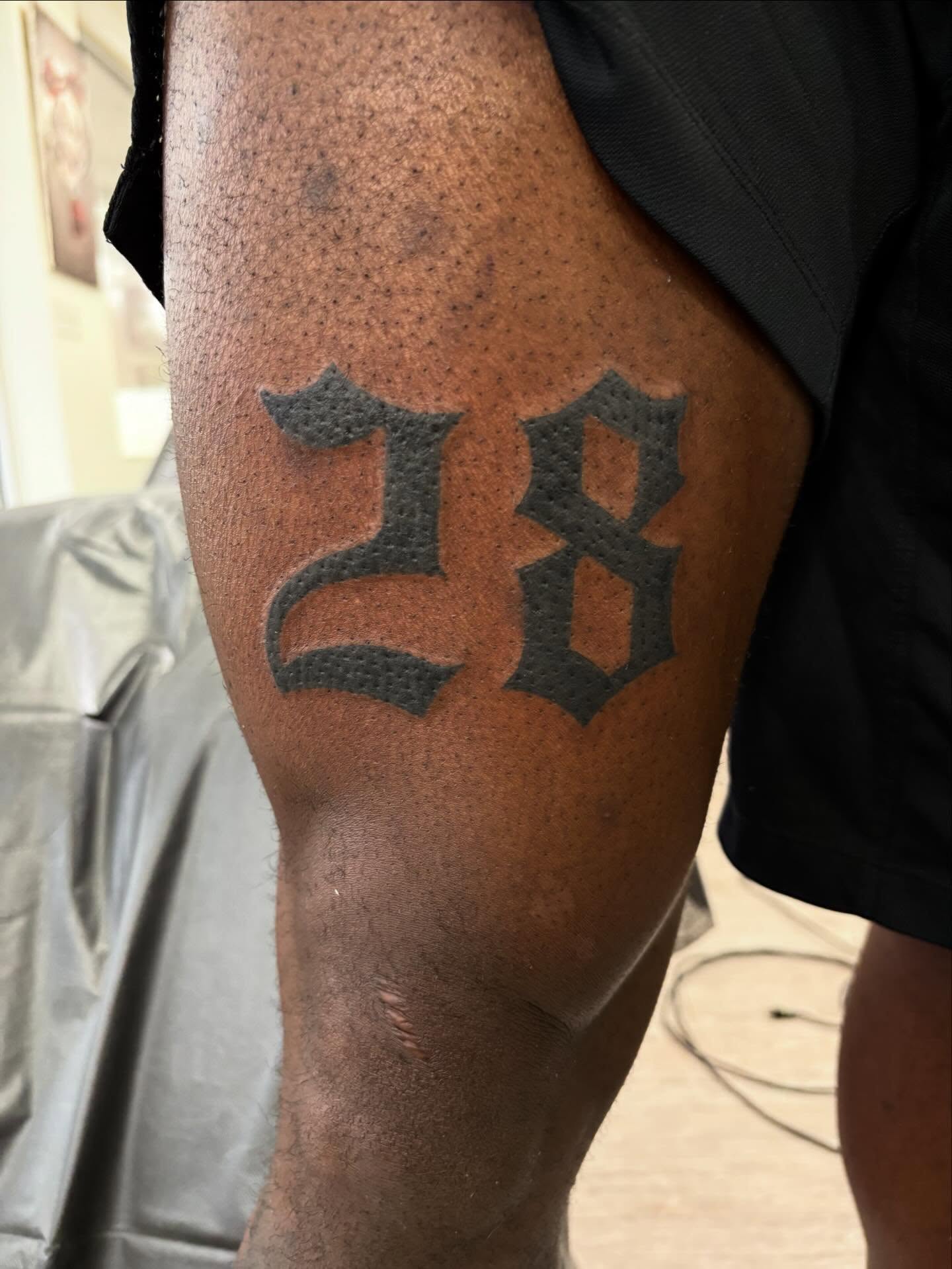 Tattoo by @elijahdejesus_art — black_and_grey