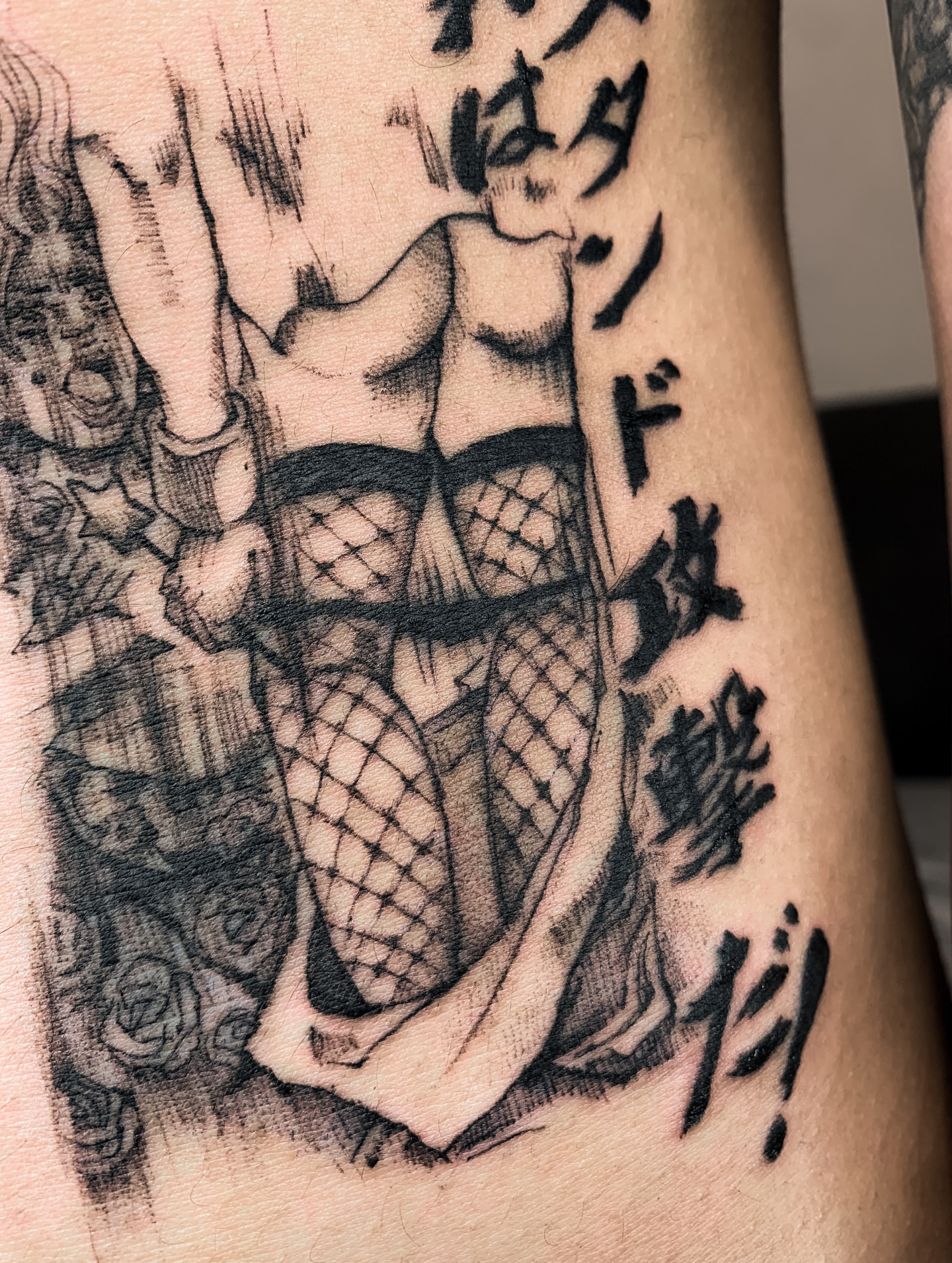 Tattoo by @__21.tattooworkerz__ — black_and_grey
