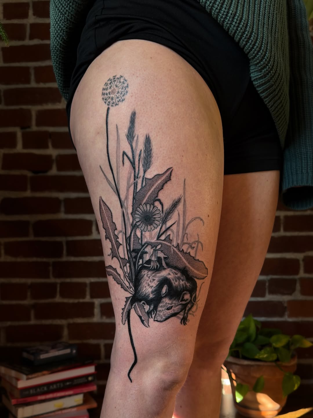 Tattoo by @ratqueenink — realism, black_and_grey