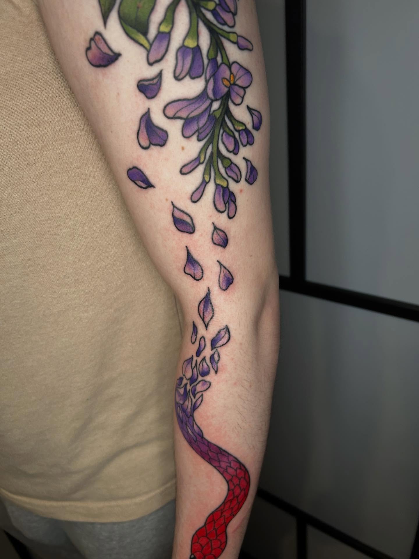 Tattoo by @chammertattoos — watercolor, realism