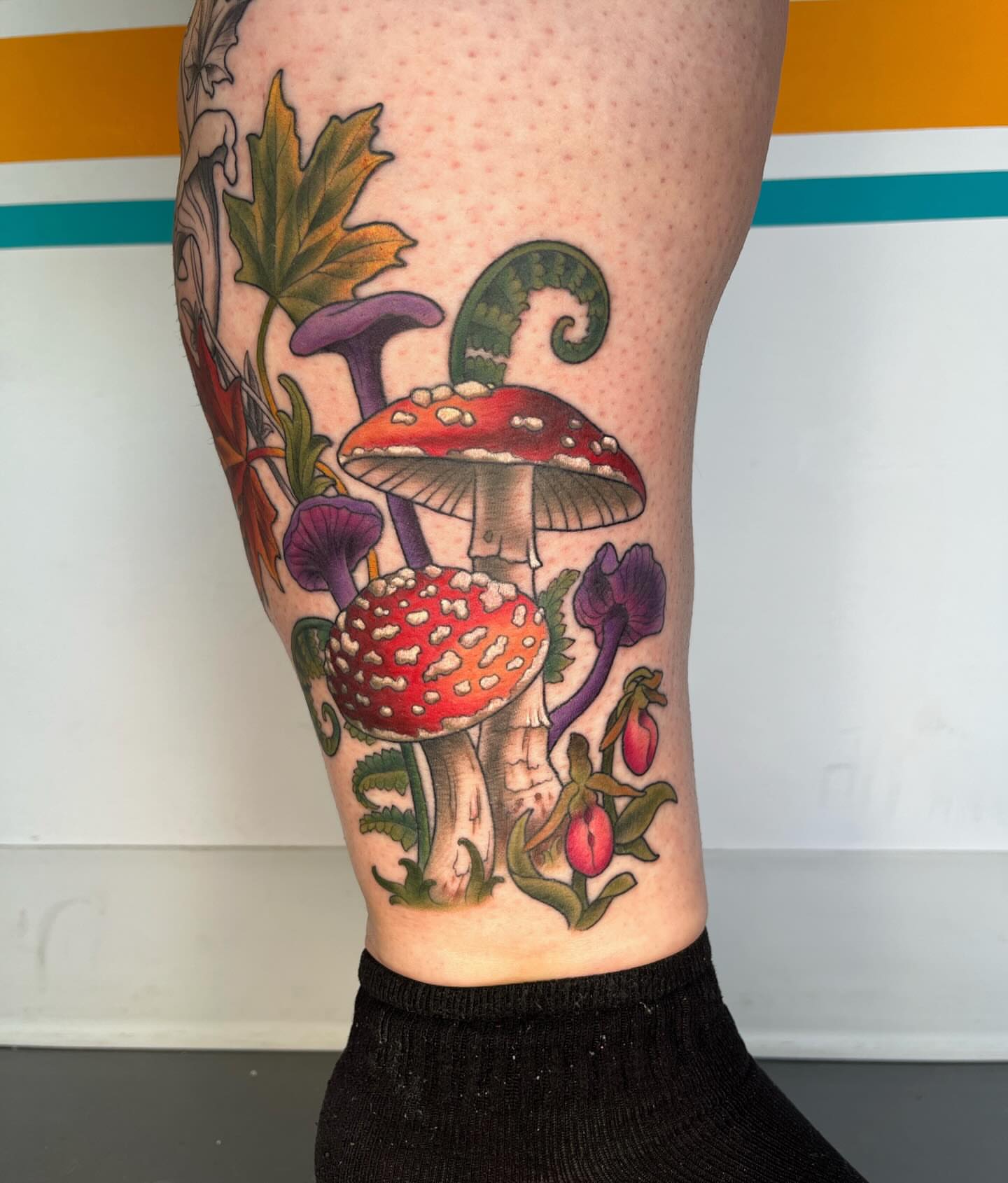 Tattoo by @emidoesart — realism, dotwork