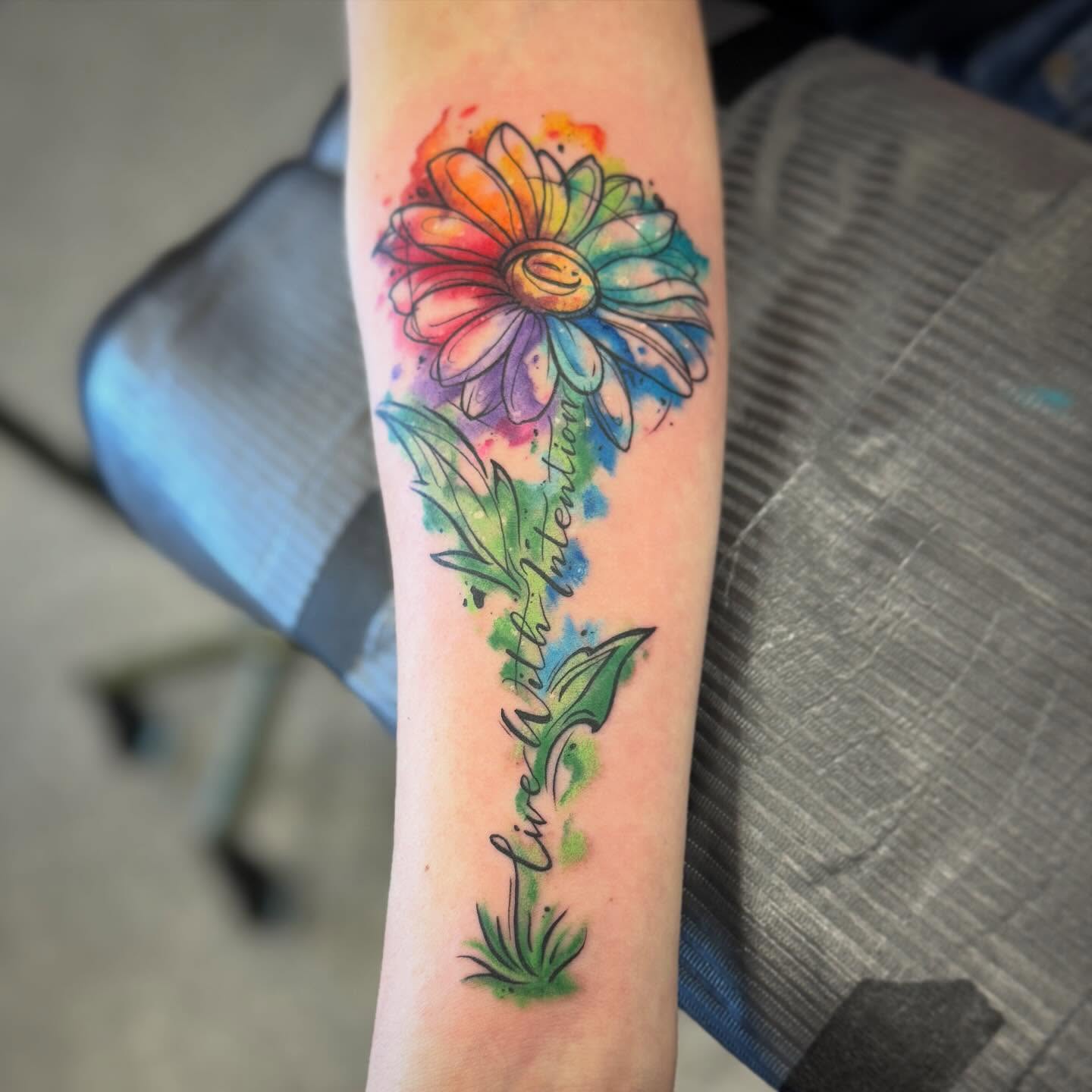 Tattoo by @marble_ink — watercolor