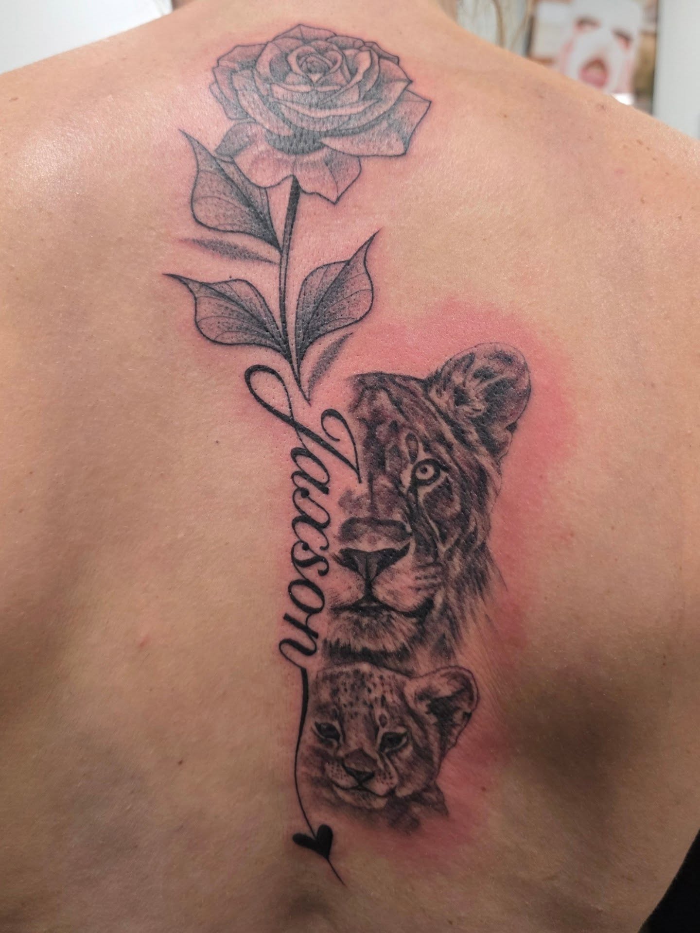 Tattoo by @nobodytattoosx — black_and_grey, realism