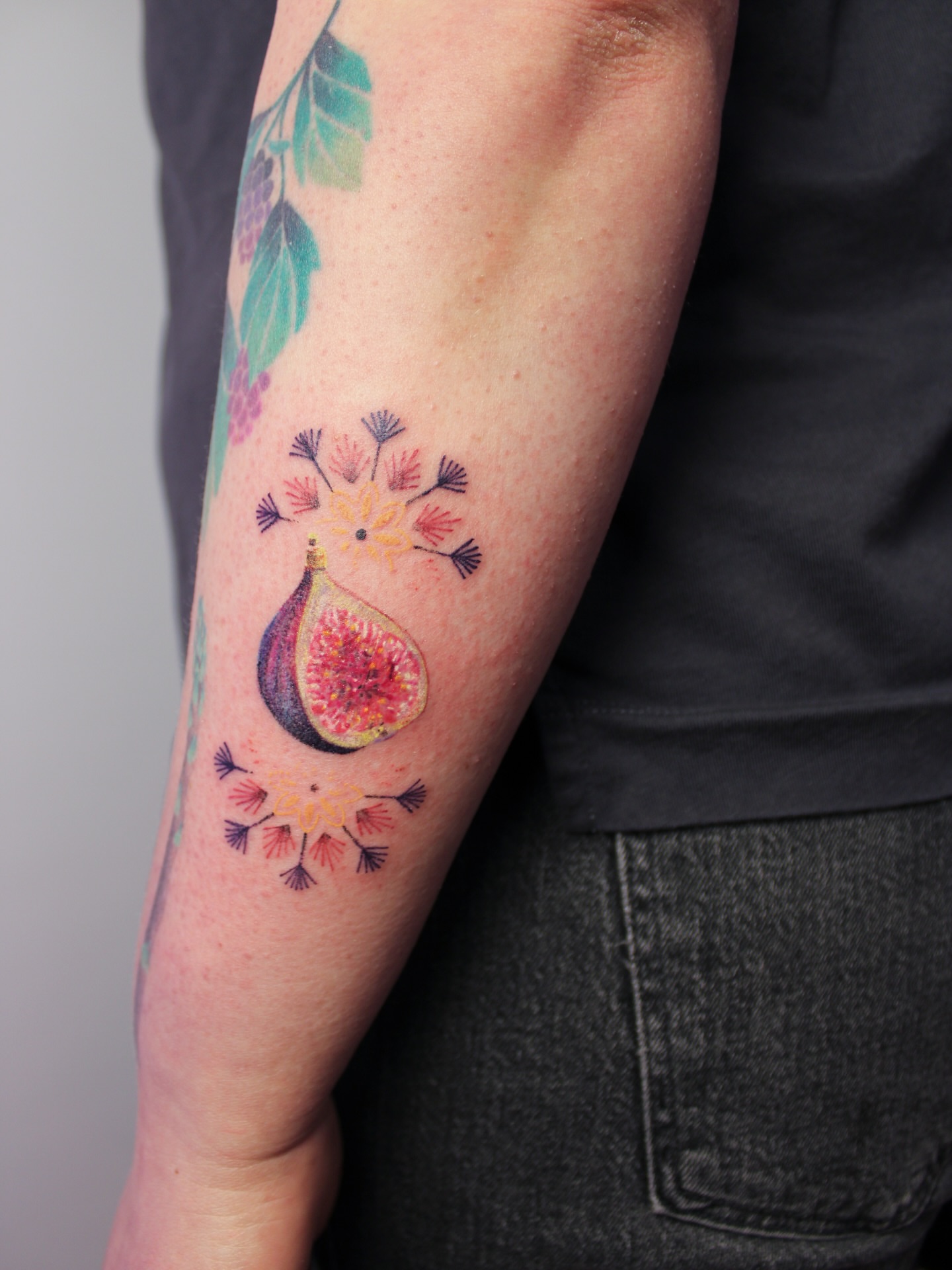 Tattoo by @miikasche — watercolor