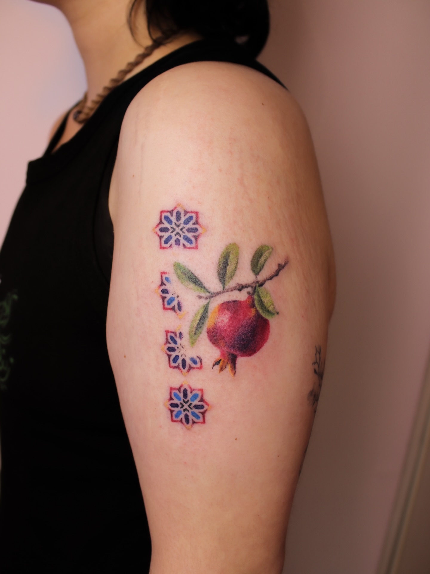 Tattoo by @miikasche — watercolor