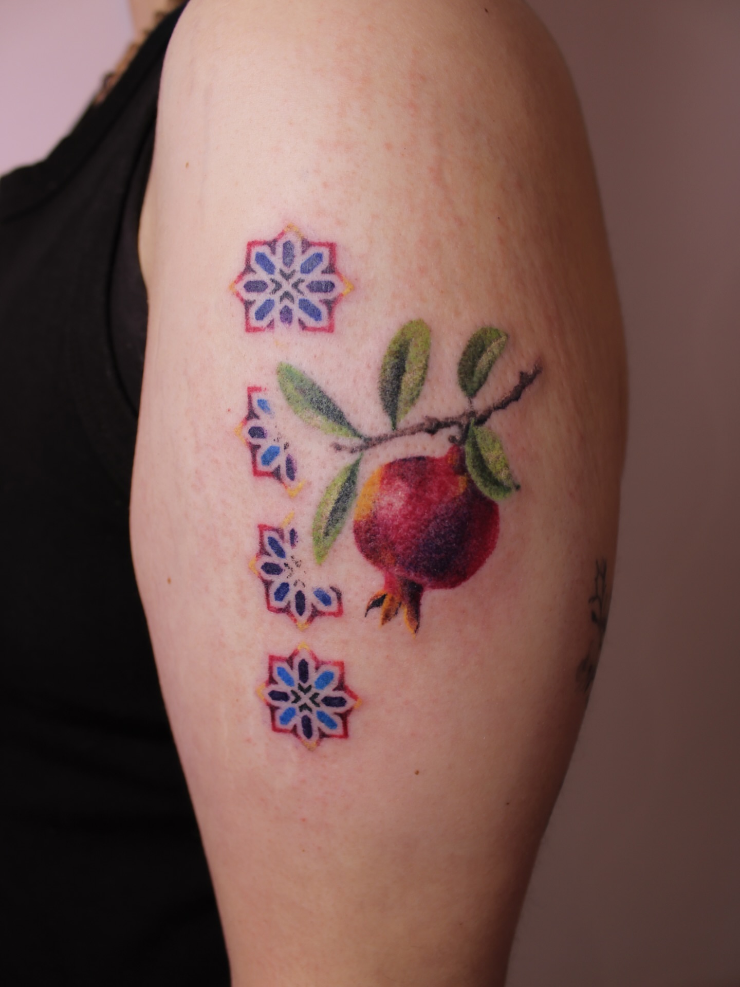 Tattoo by @miikasche — watercolor
