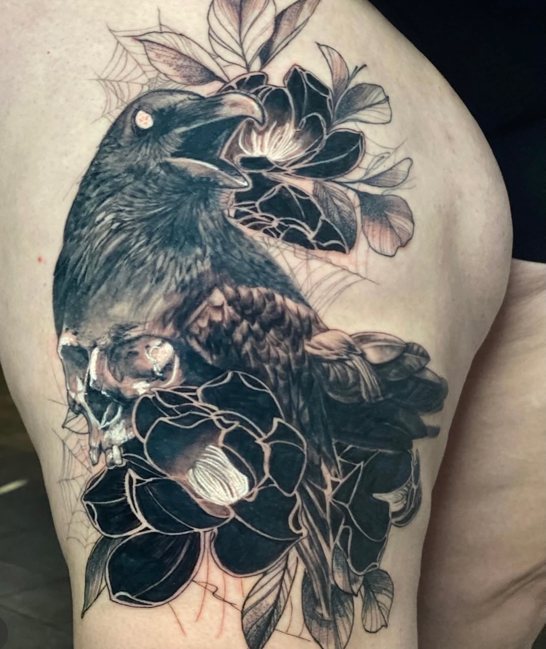 Tattoo by @tattooartist_dano — black_and_grey, realism