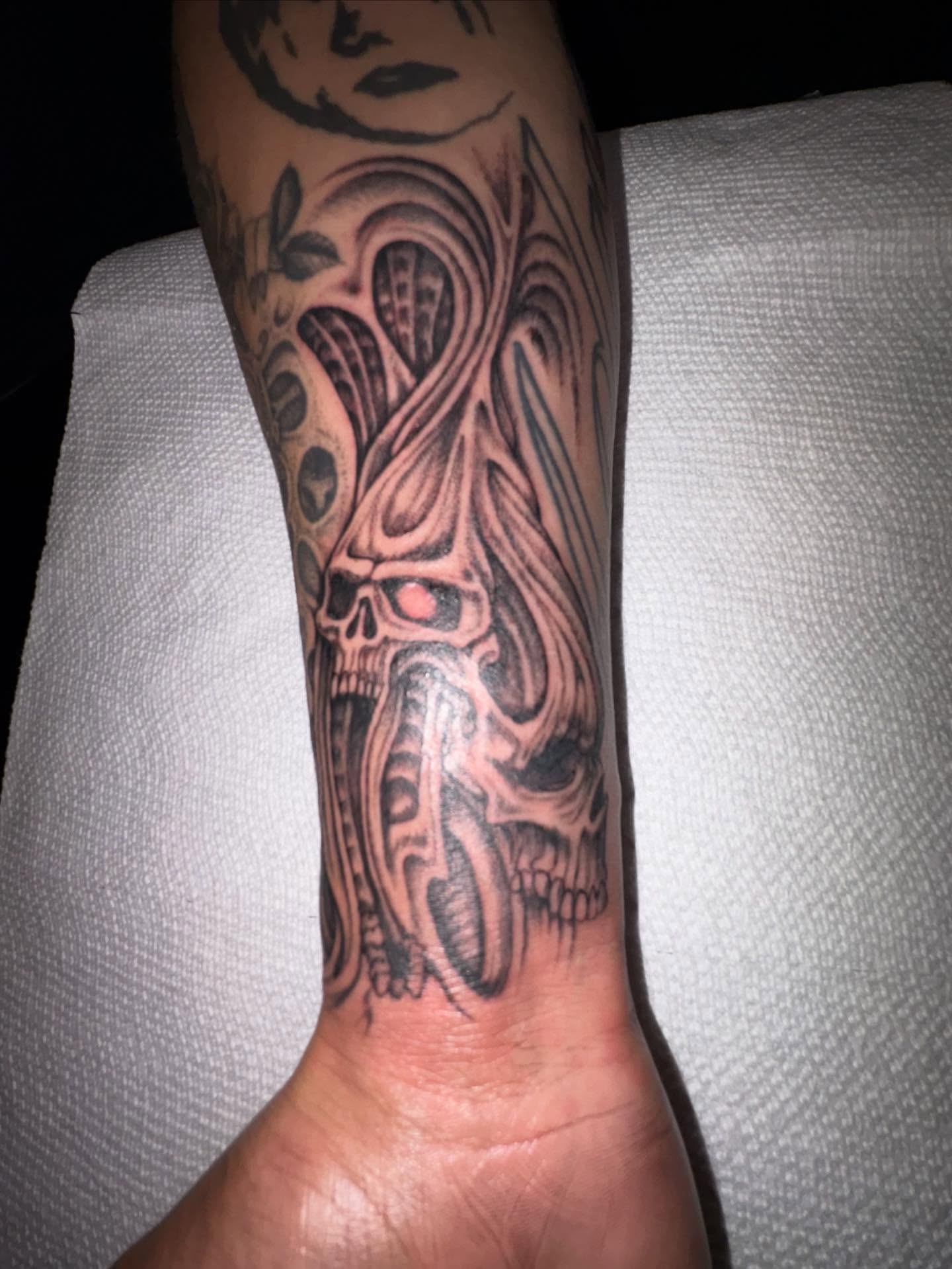 Tattoo by @fried_world — black_and_grey, realism