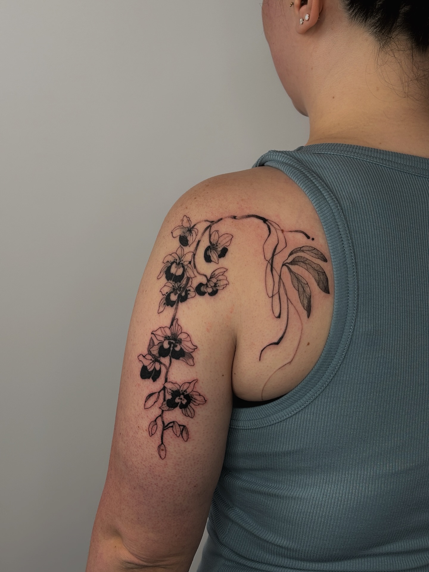 Tattoo by @sagodripp — black_and_grey