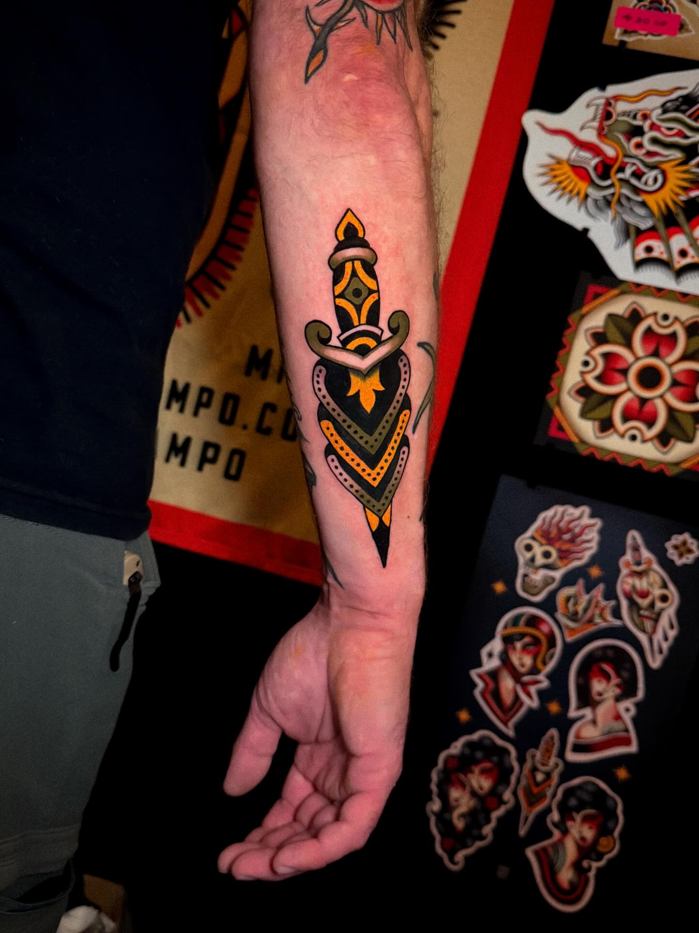 Tattoo by @rogerkampo — american_traditional