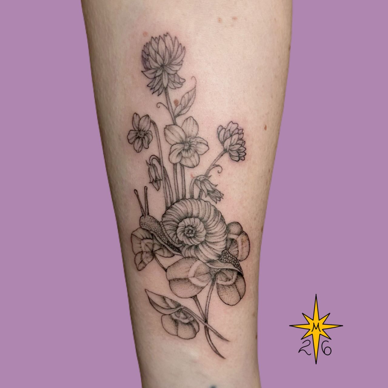 Tattoo by @maddstatts โ black_and_grey