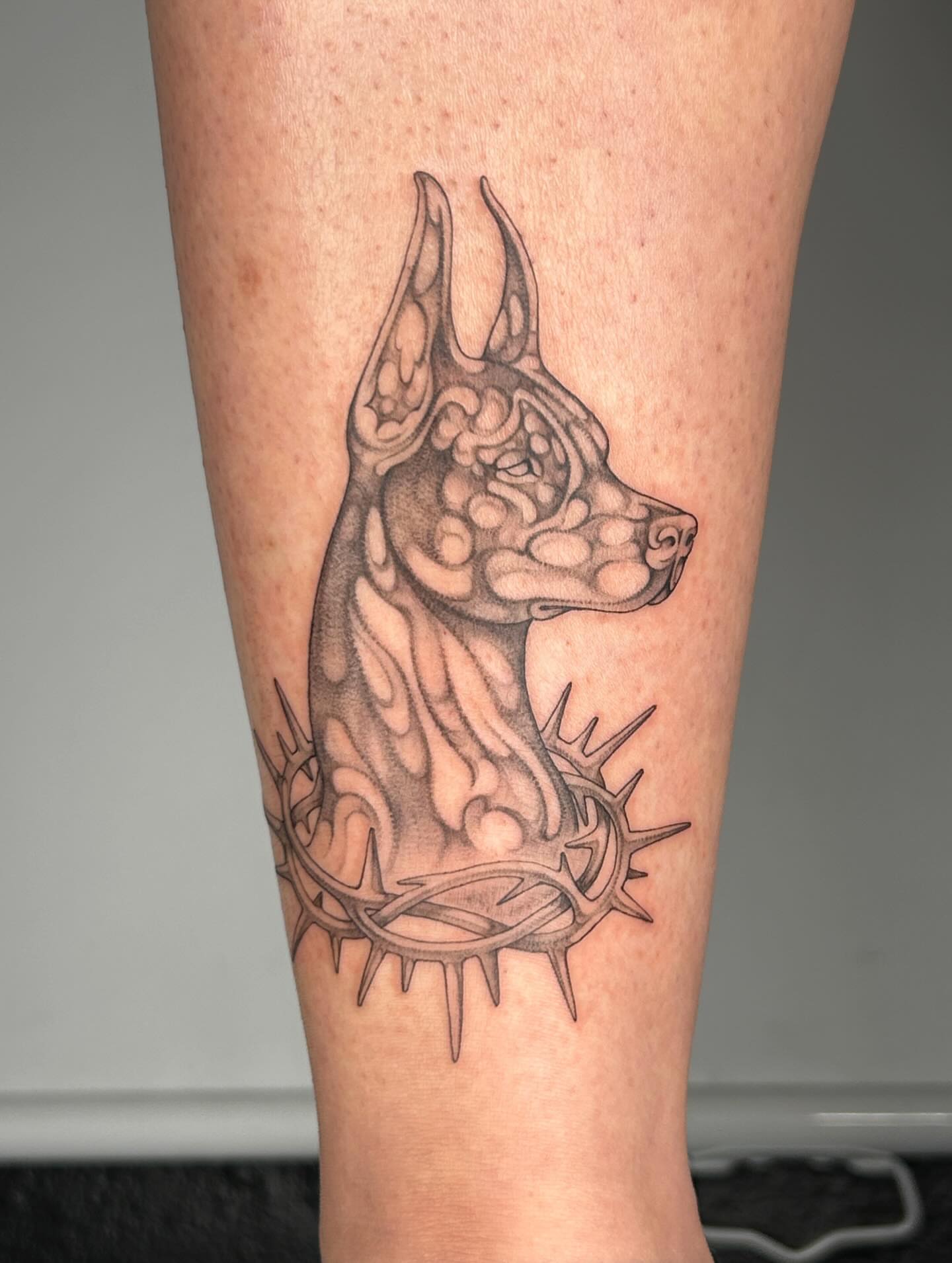Tattoo by @late_bloom3r — black_and_grey, geometric