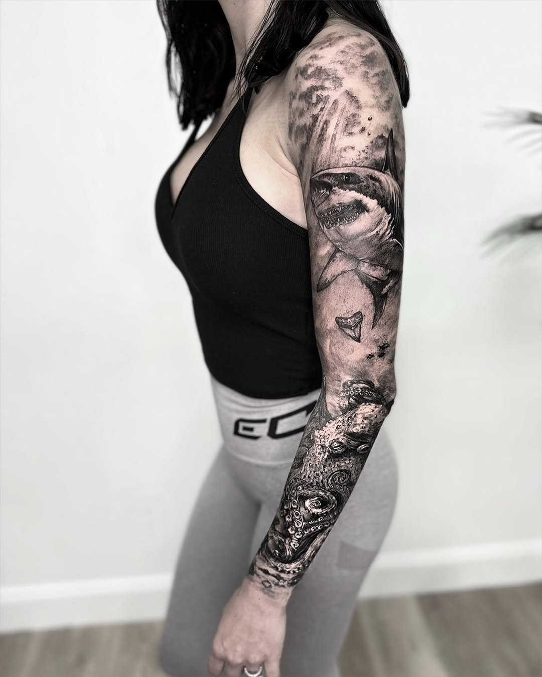 Tattoo by @enjoylifetattoos — realism, black_and_grey