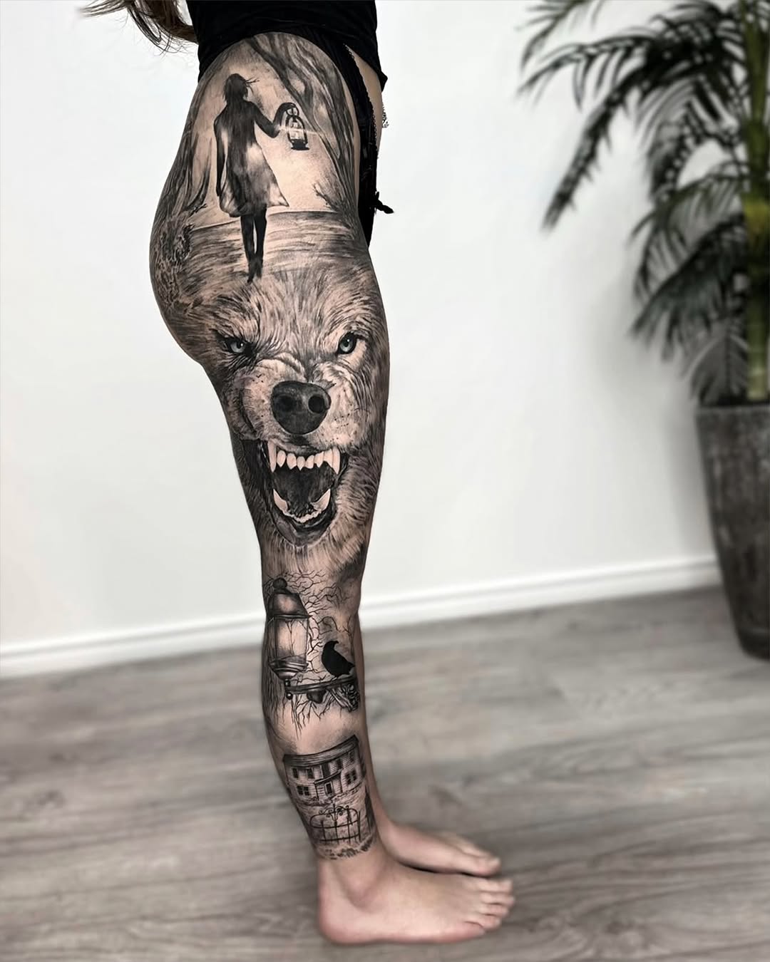 Tattoo by @enjoylifetattoos — realism, black_and_grey