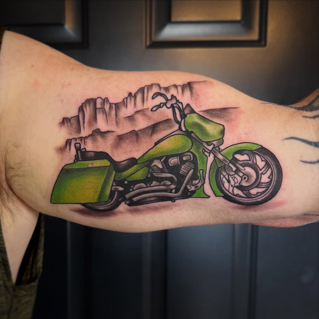 Tattoo by @mindy_fach_tattoo — realism, black_and_grey