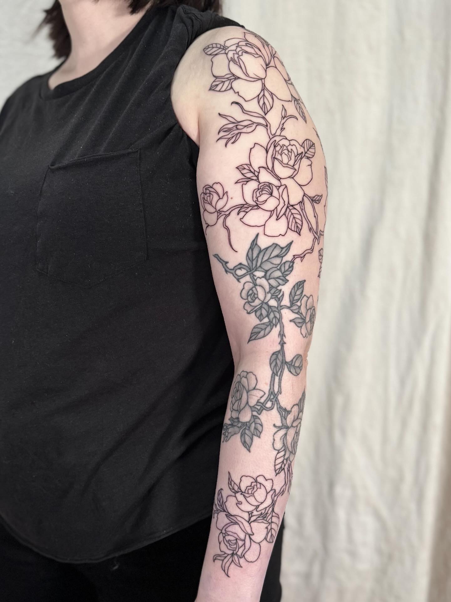 Tattoo by @hillary_blair — black_and_grey